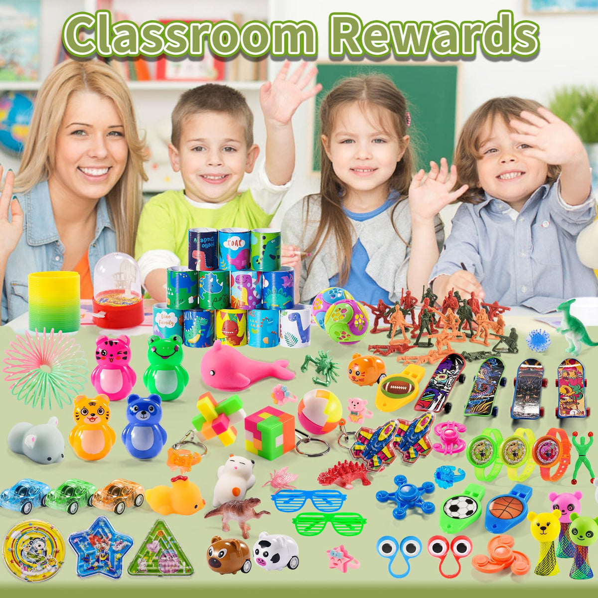 300 PCS Party Favor for Kids Goodie Bags Stuffers Treasure - Yutin Official Imagery - 7