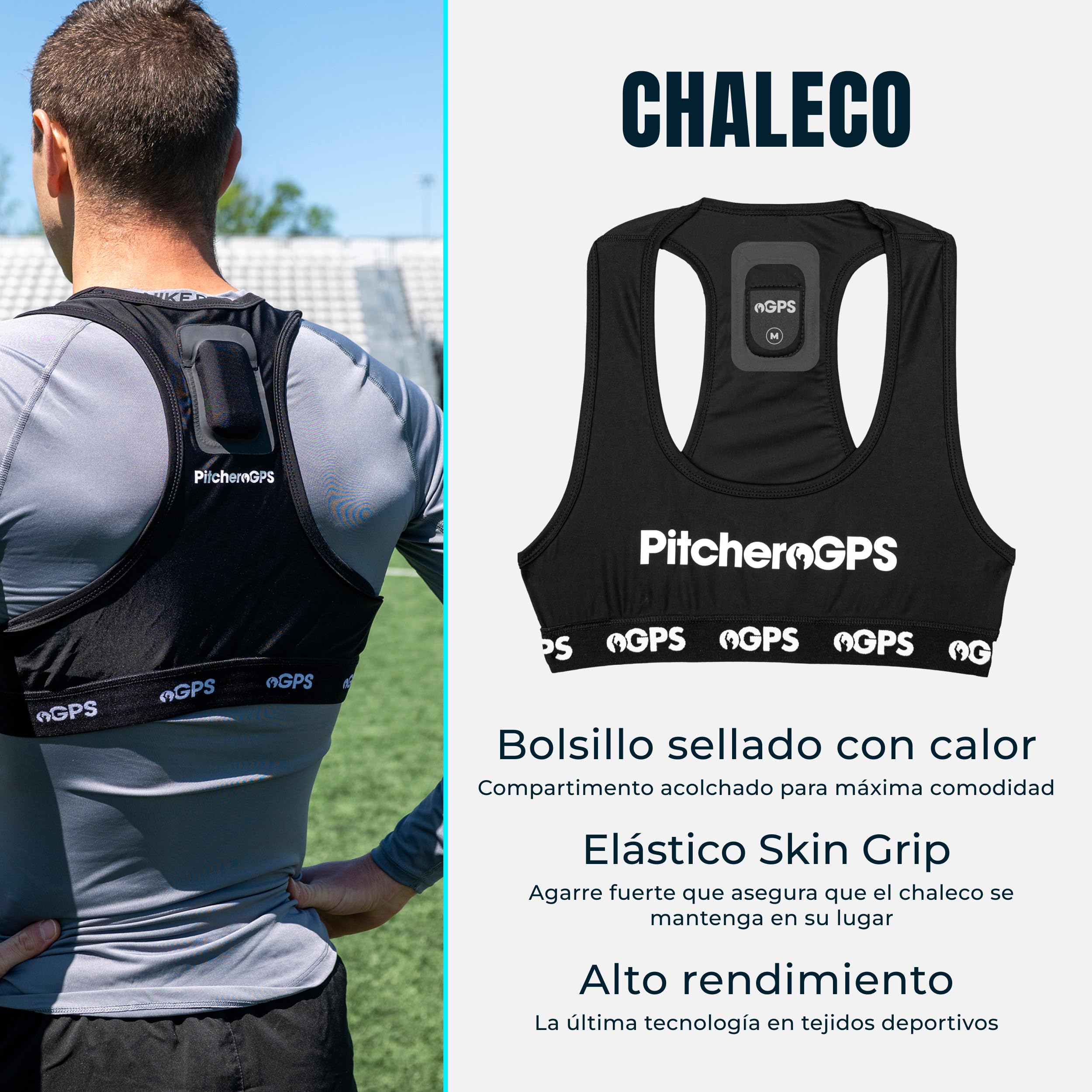 PitcheroGPS Soccer GPS Tracker Vest - 60 Days App Access Included - Pitchero Official Product View 10