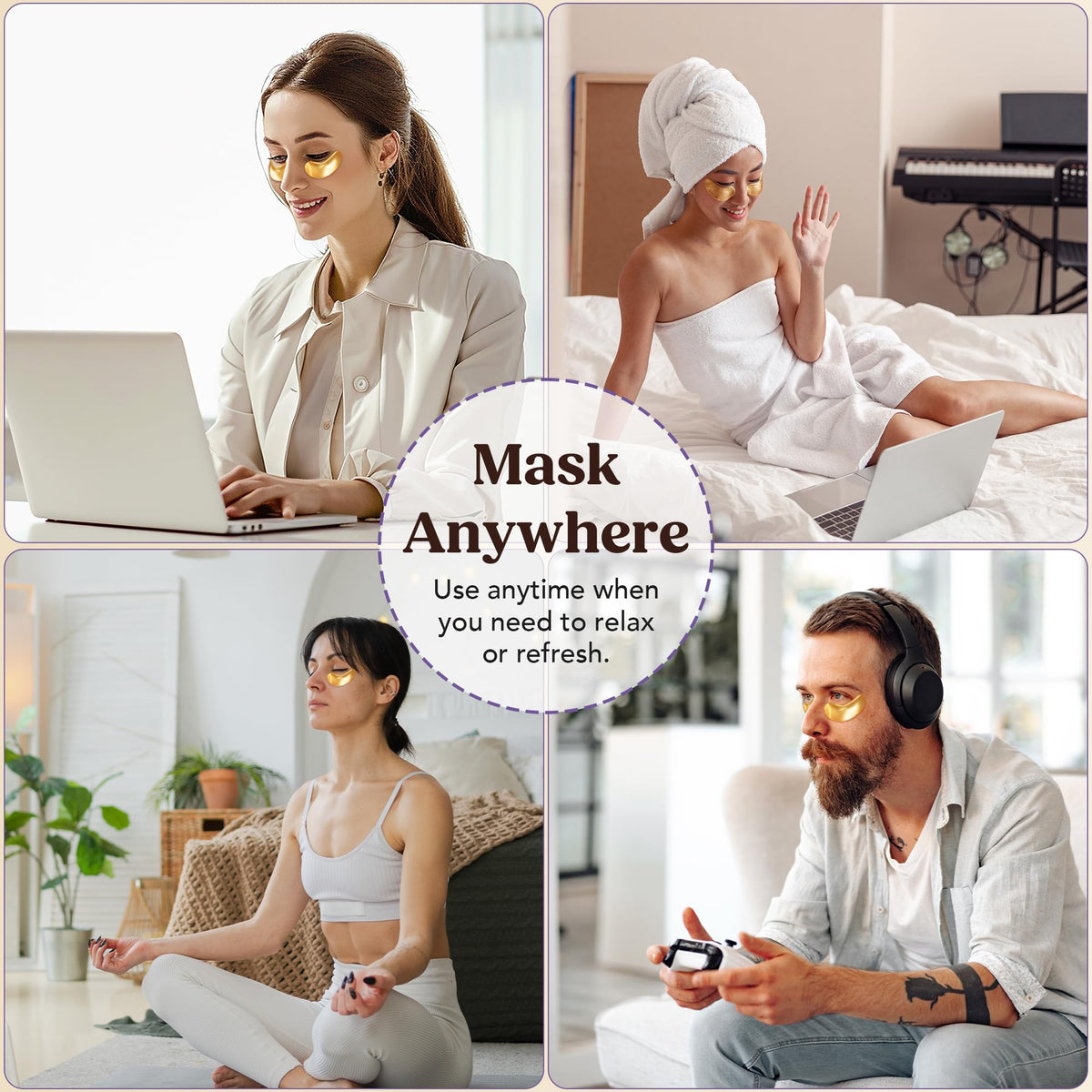 DERMORA Golden Glow Under Eye Patches - DERMORA Official Imagery - 8
