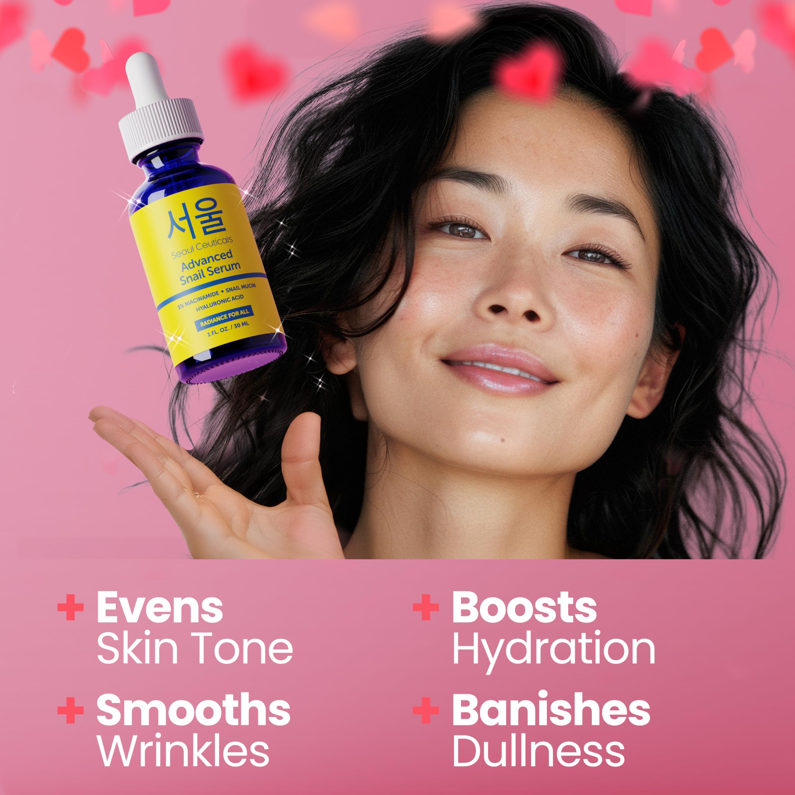 SeoulCeuticals Korean 5 Niacinamide Snail Mucin 97 5 Essence - SeoulCeuticals Official Product Imagery - 3