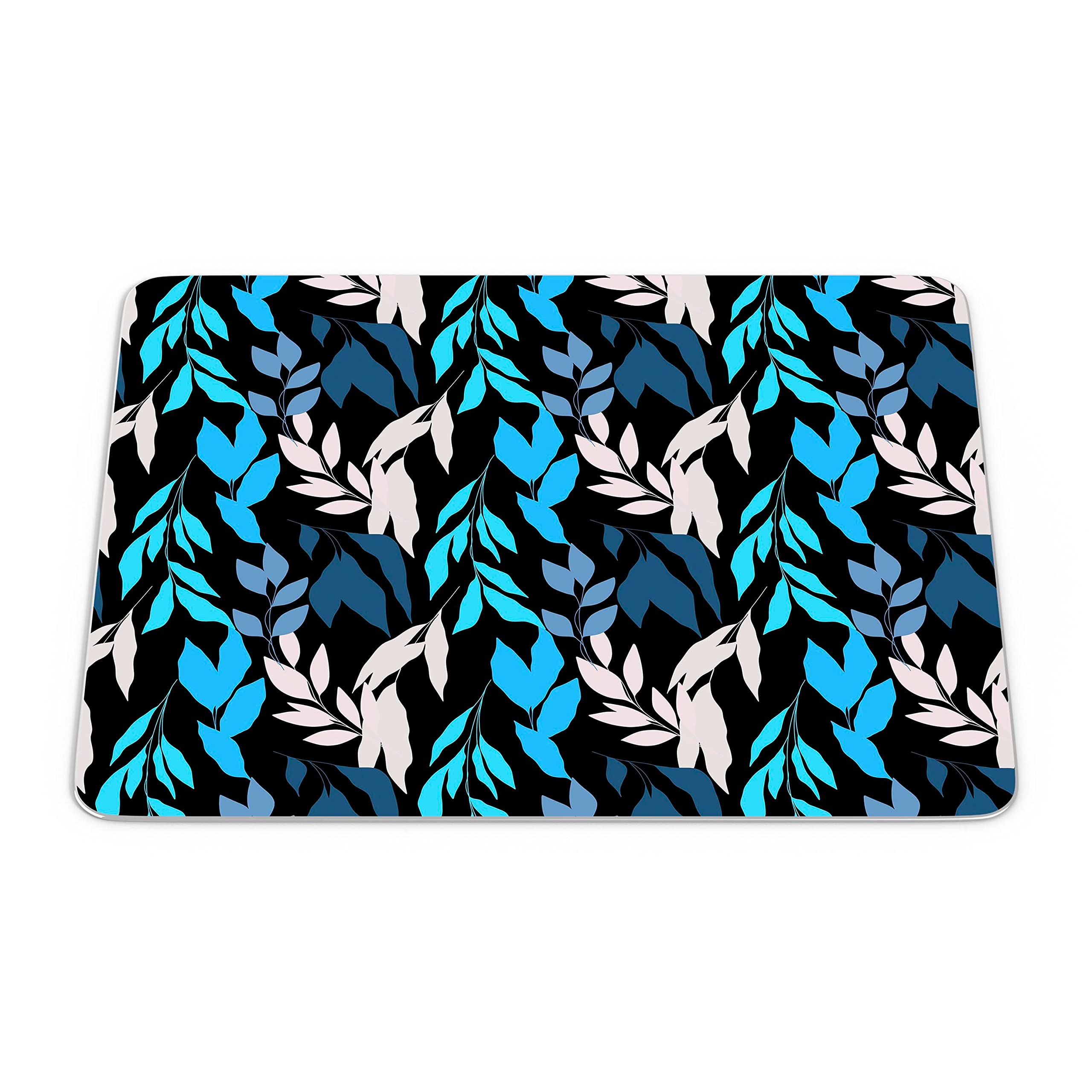 Bonamaison rectangle mouse pad with digitally printed design and non-slip bottom, measuring 22x18 cm for office or home use.