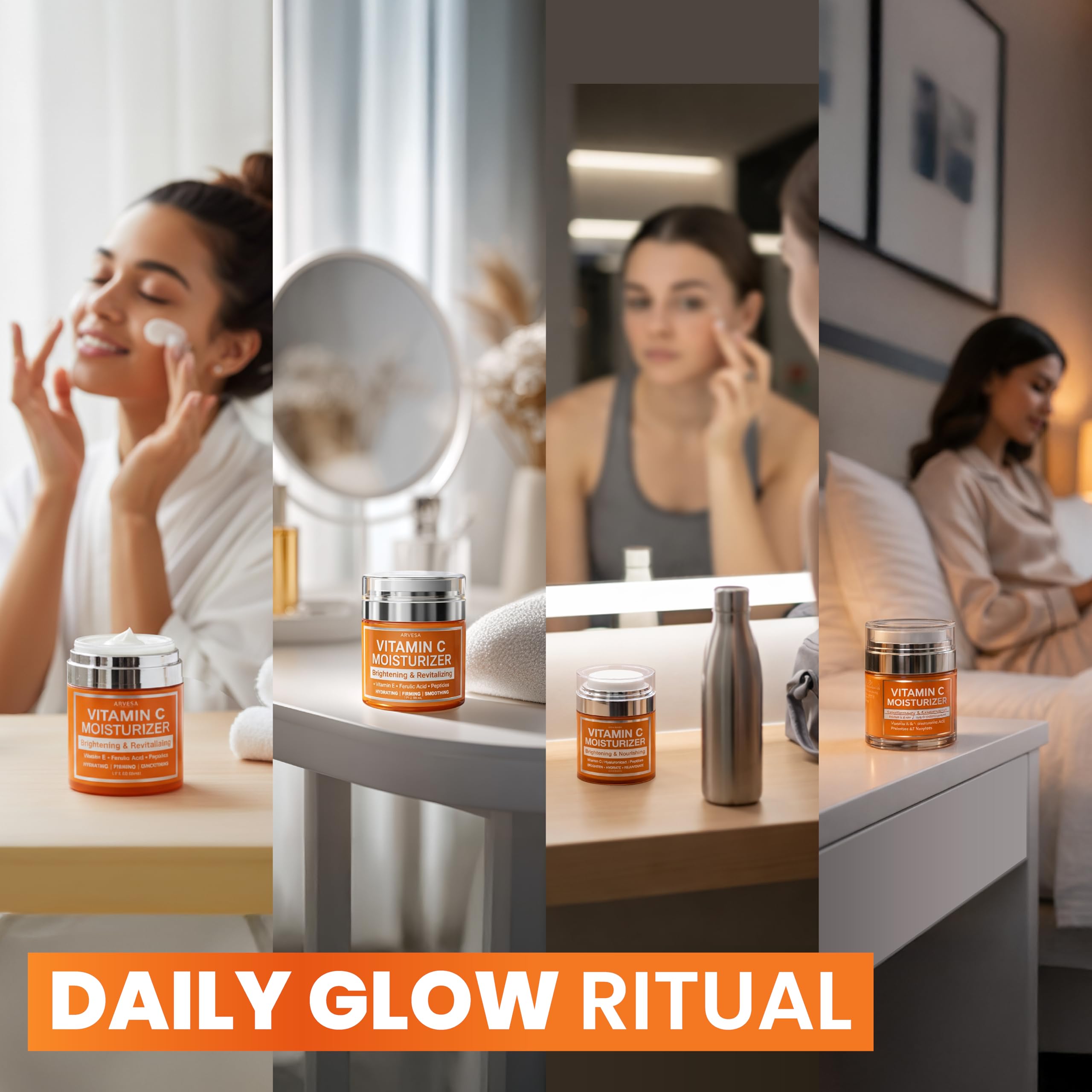 Arvesa Vitamin C Moisturizer for Face - Vitamin C Cream Brightening & Anti Aging - Arvesa Official Product View 10