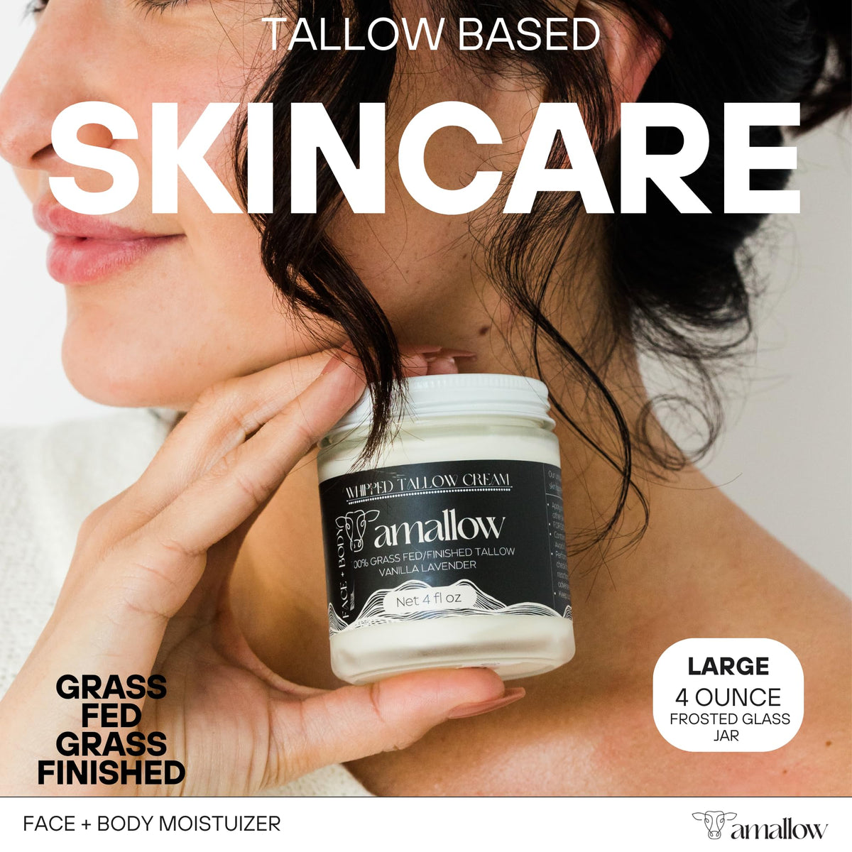 Amallow 100 Grass Fed Beef Tallow for Skin Care - Amallow Official Imagery - 3