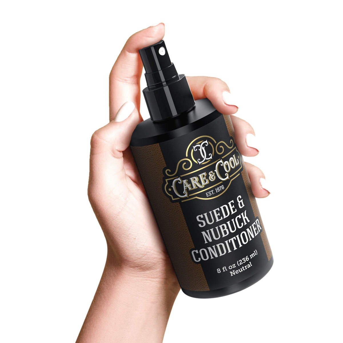 Care Cool Suede Nubuck Conditioner Renovator Protector 16 fl - Care & Cool Official Imagery - 5