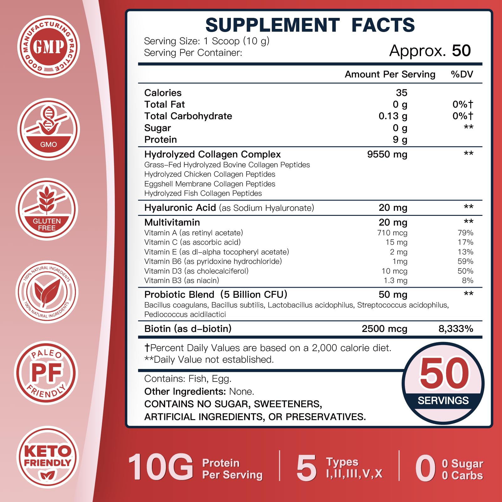 DRFOSTER Multi Collagen Peptide Powder with Probiotics 50 - DRFOSTER Official Imagery - 3