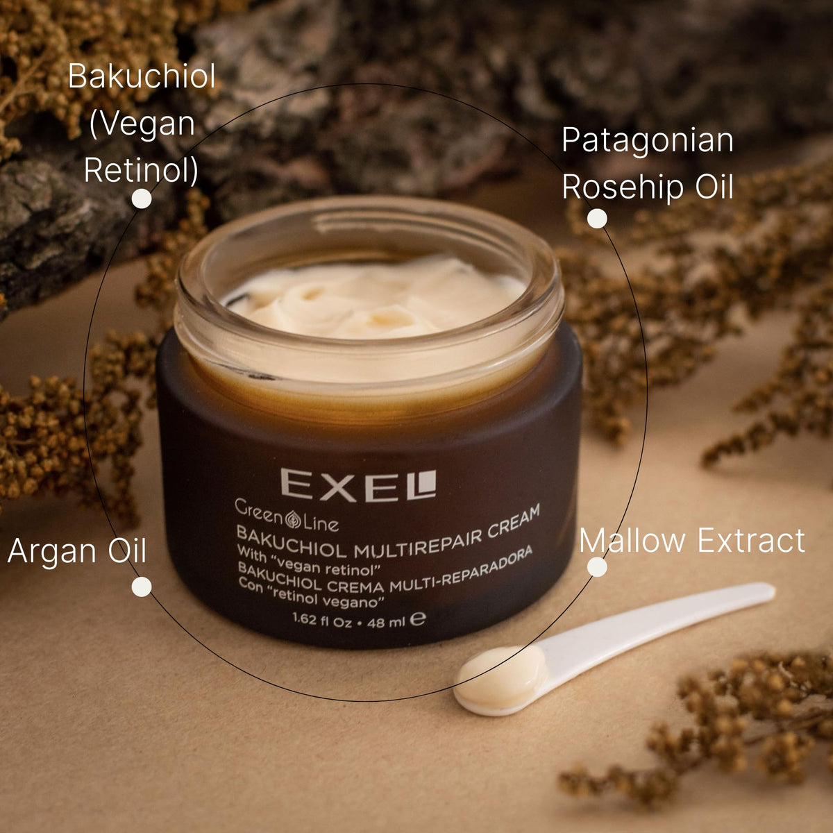 EXEL Bakuchiol Night Cream Vegan Retinol Alternative Face - EXEL Official Imagery - 5