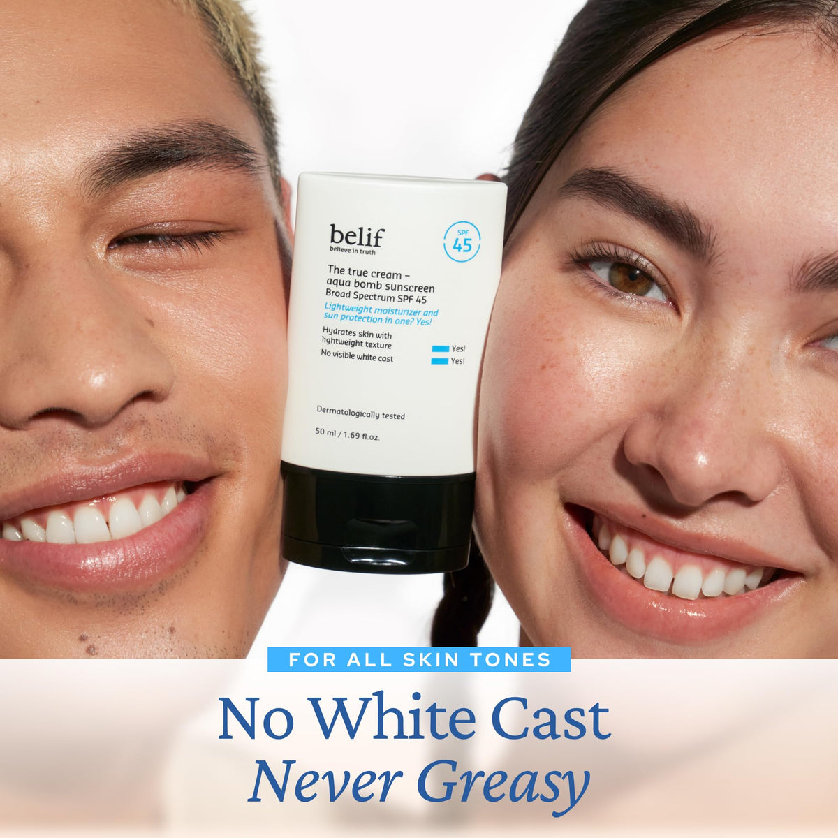 belif Aqua Bomb SPF 45 Hydrating Niacinamide Sunscreen - belif Official Imagery - 6