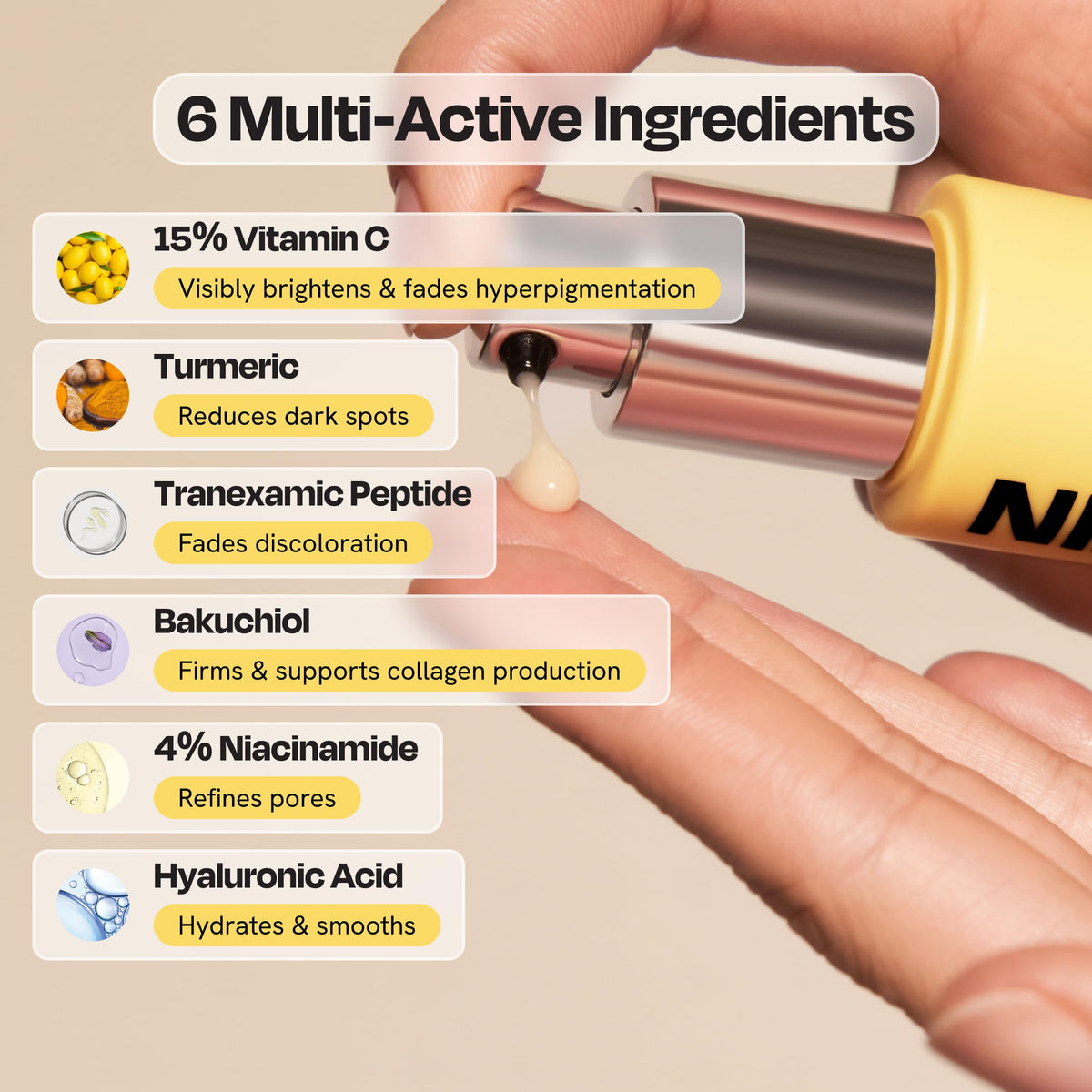 Gleamin Superactive Vitamin C Serum for Face 1 fl oz 15 - Gleamin Official Imagery - 6
