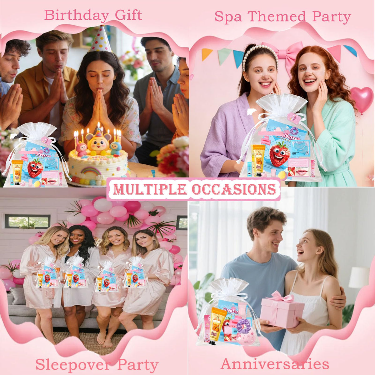 112PCS Spa Party Supplies for Girls Spa Party FavorsInclude - Aavlarla Official Imagery - 5