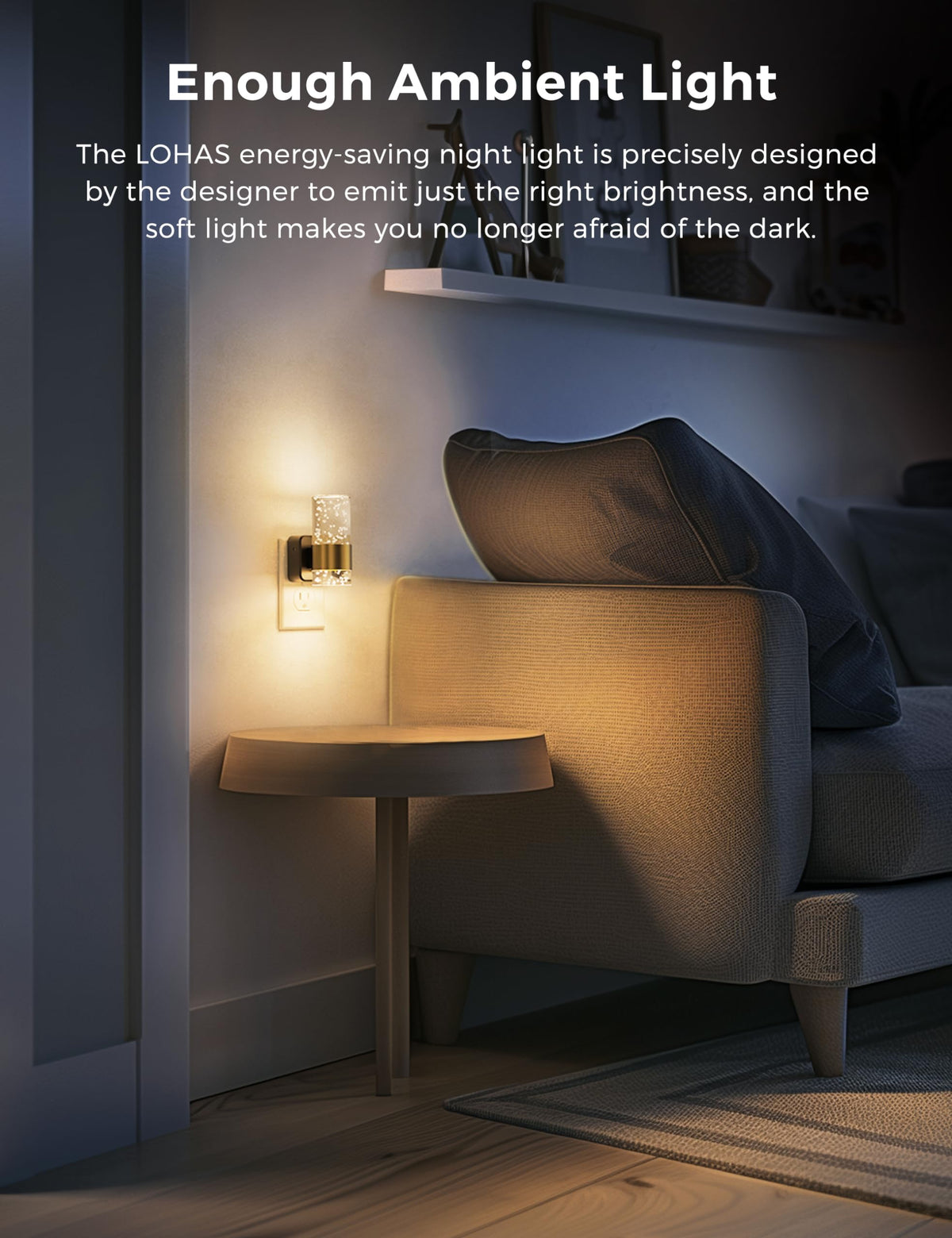 L LOHAS LED Night Light Dimmable Night Lights Plug into Wall - L LOHAS LED Official Imagery - 3