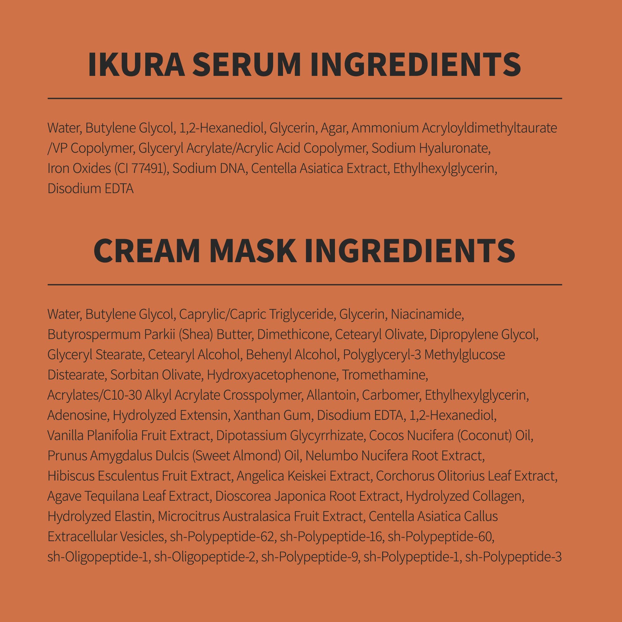 Ikura Ritual PDRN Serum (1ea) &amp; Exo-Barrier Cream Mask (5ea) - UZ2B