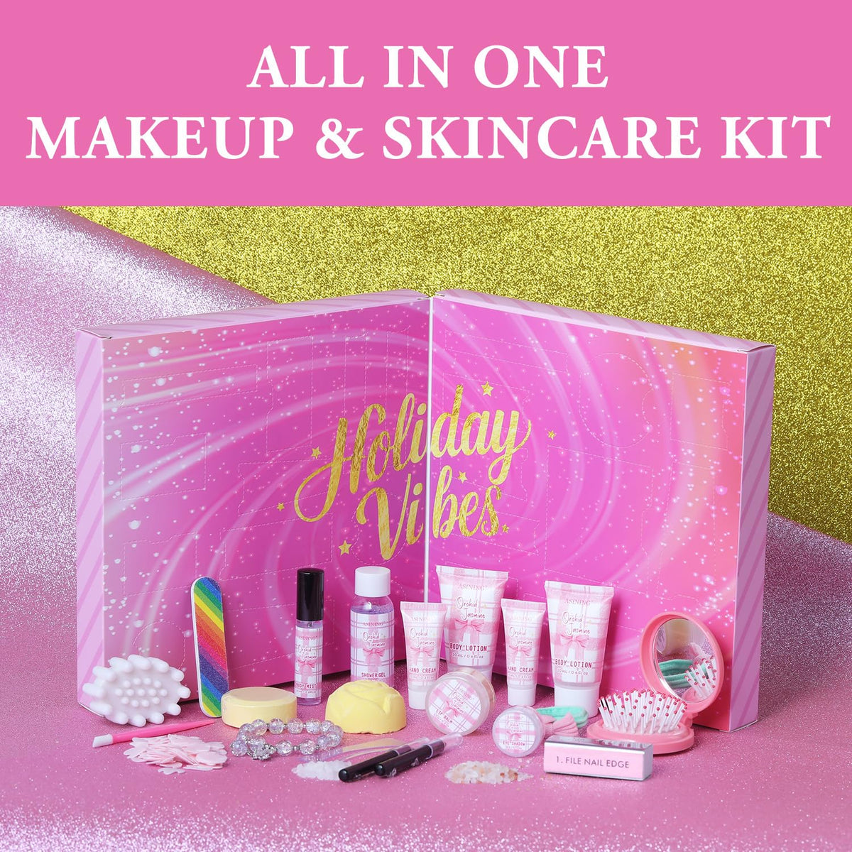 24 Day Beauty Care Advent Calendar Makeup Cosmetic Surprises - ASINING Official Imagery - 6