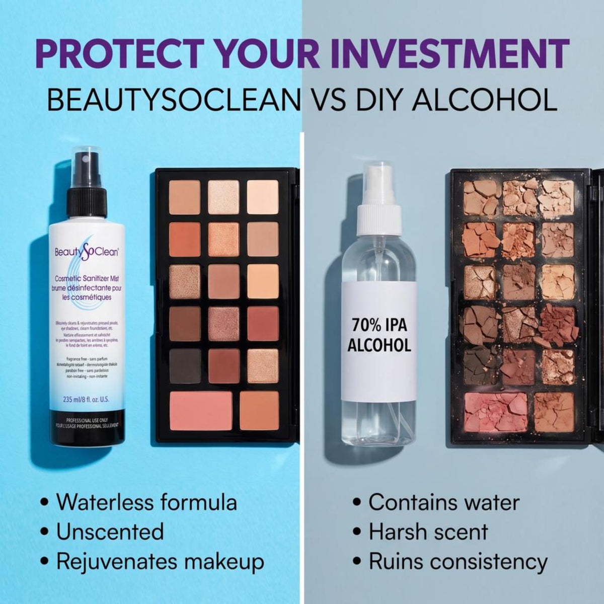 Beautysoclean Cosmetic Sanitizer Mist - BEAUTYSOCLEAN Official Imagery - 4