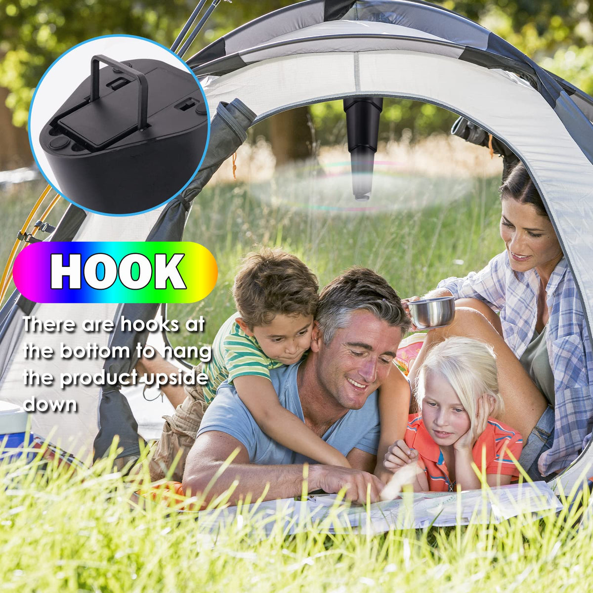 Fly Fans for Tables Food Indoor Outside 4 Pack Portable - KTDRJN Official Imagery - 7