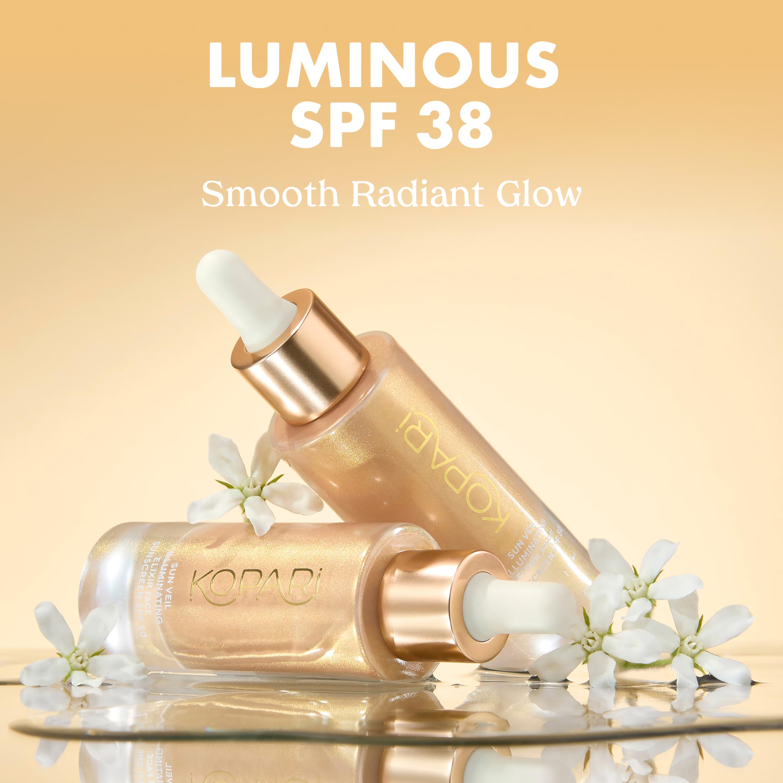 Kopari Sun Veil Illuminating Elixir Face Sunscreen SPF 38 - Kopari Official Imagery - 3