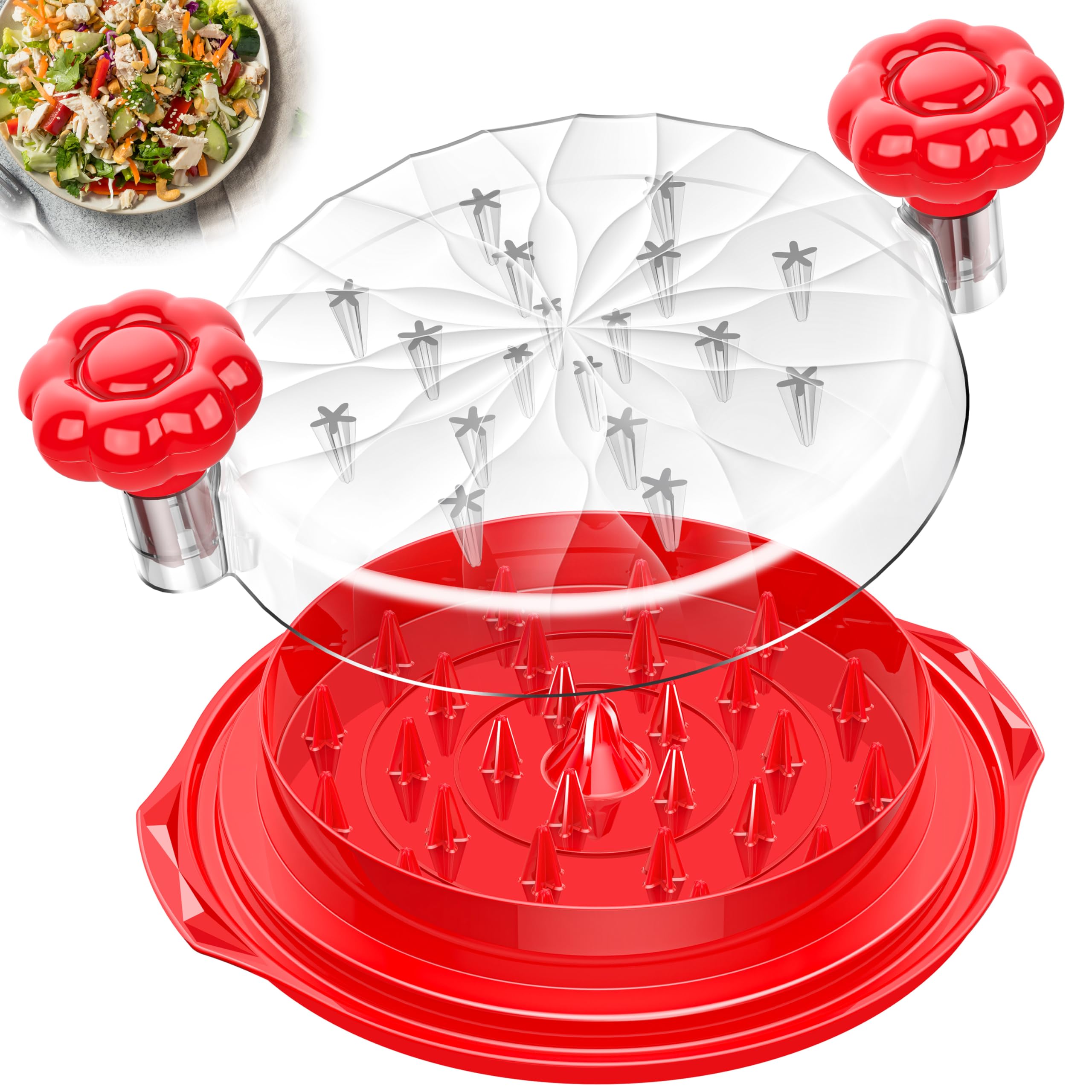 Beiyunee Chicken Shredder Tool Twist Large - Meat Shredders for C by Beiyunee - Angle View 7