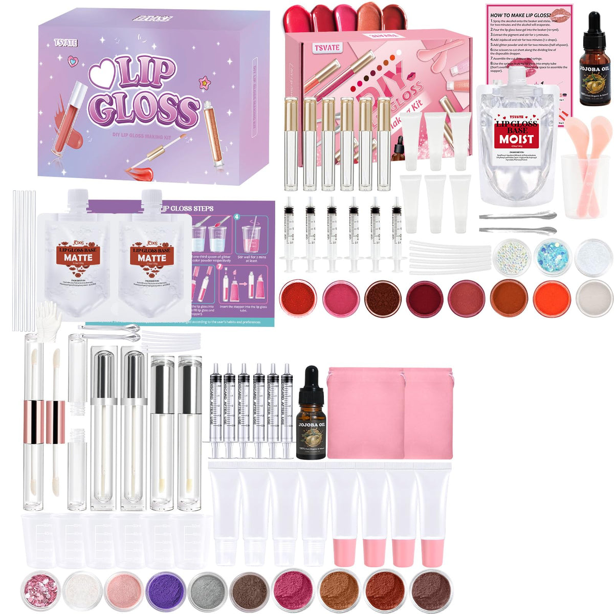 Lip Gloss Making Kit Lipgloss Making Kit for Women Beginner - TSVATE Official Imagery - 2