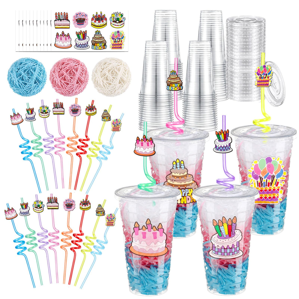 Maxdot 24 Sets Birthday Cups for Classroom Happy Birthdays - Maxdot Official Imagery - 8