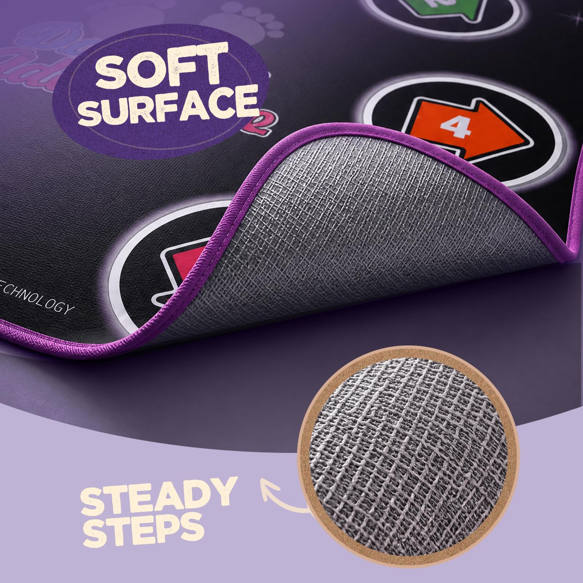 Dance Mat Toys with Bluetooth Electronic Dance Pad for 3 12 - Flooyes Official Imagery - 7