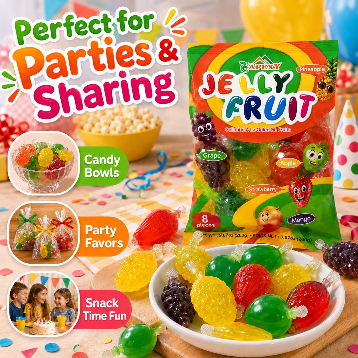 Apexy Jelly Fruit, Tiktok Candy Trend Items, Tik Tok Hit or Miss Chall - View 5