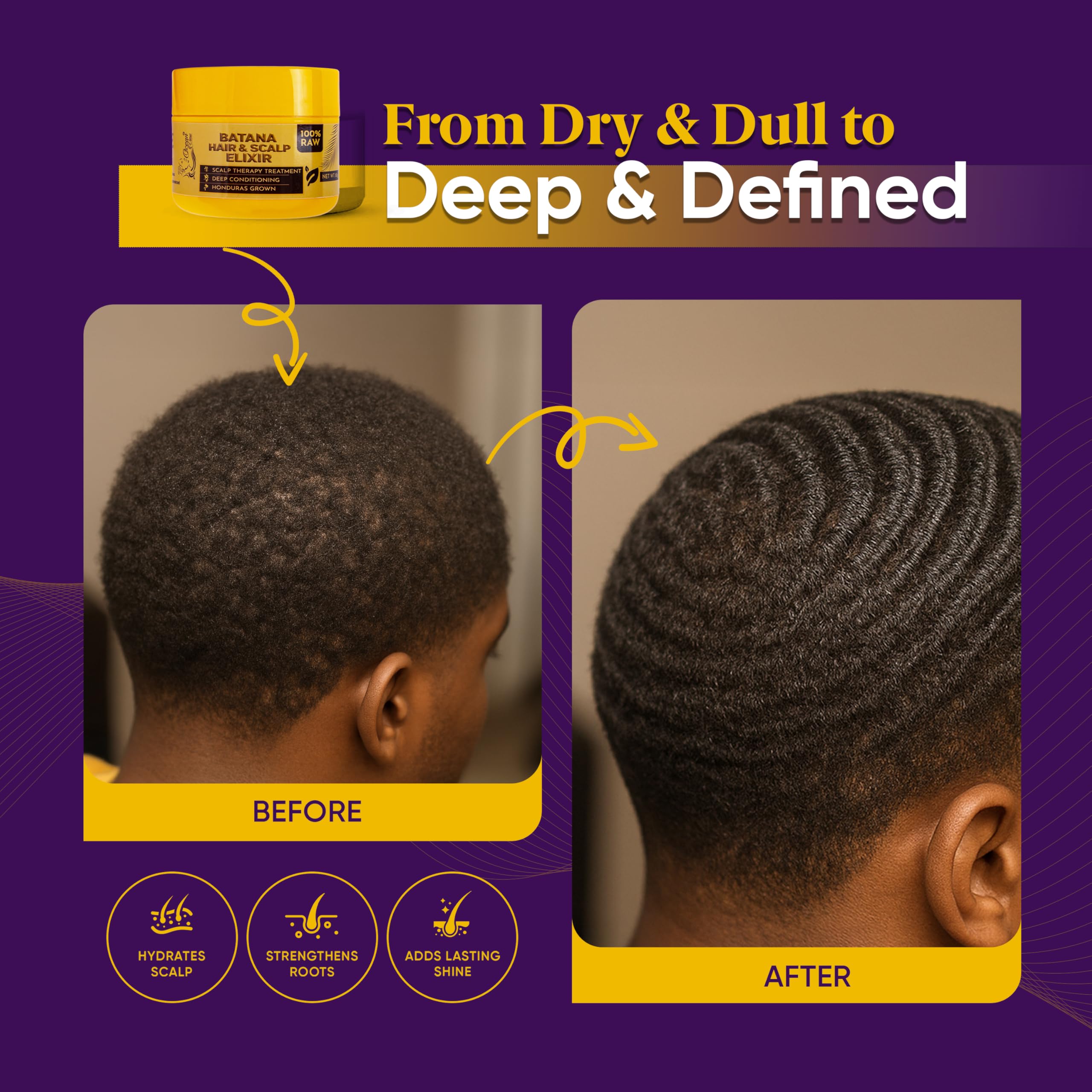 OCEAN VIEW DEEP WAVES POMADE - Premium Wave Grease & Wave Pomade for - OCEAN VIEW DEEP WAVES POMADE Official Product View 5