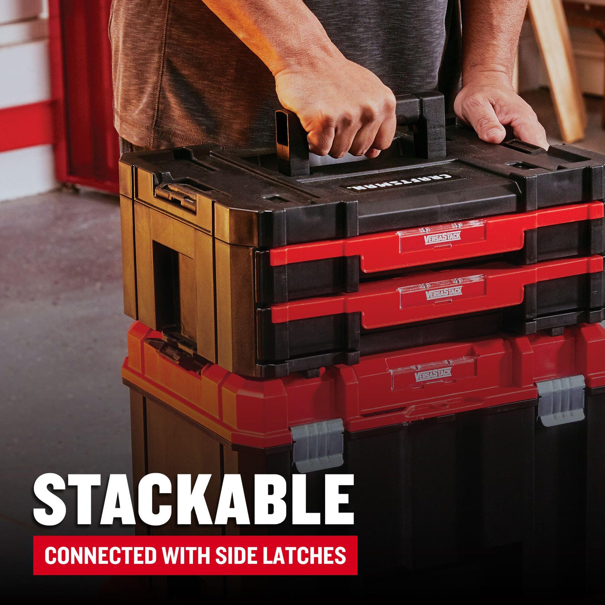 CRAFTSMAN Plastic Tool Box With Drawers Organizer and - CRAFTSMAN Official Imagery - 4