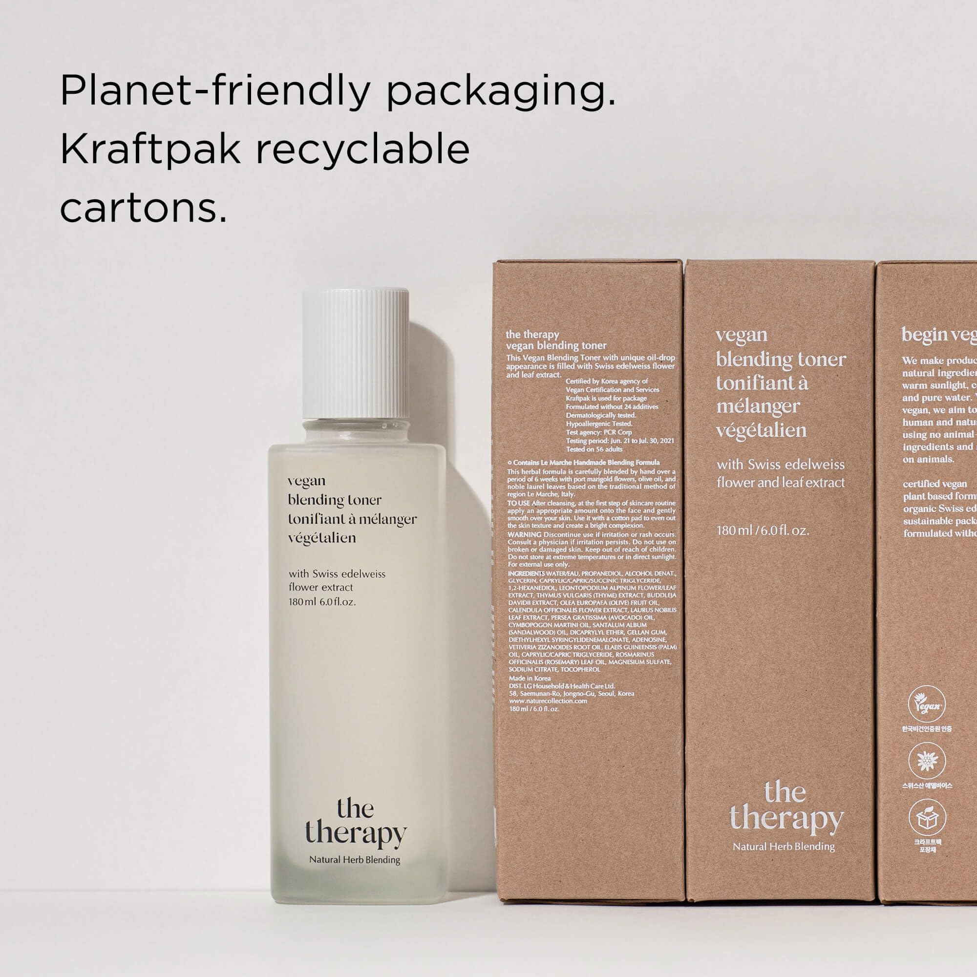THE FACE SHOP The Therapy Vegan Blending Toner - The Face Shop