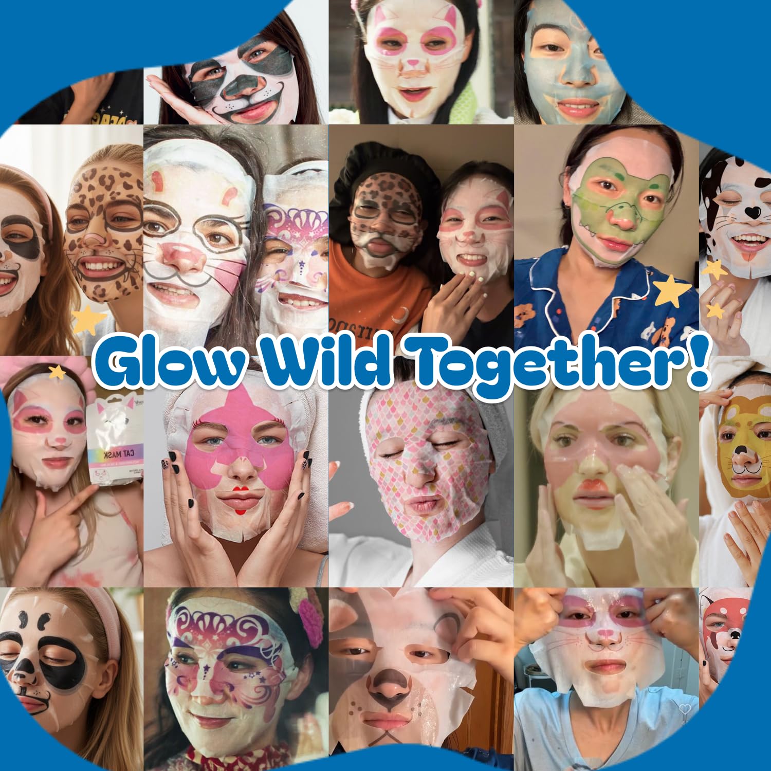 Epielle Character Face Mask Wave Wild 6 Pack Fun Effective - Epielle Official Product Imagery - 7