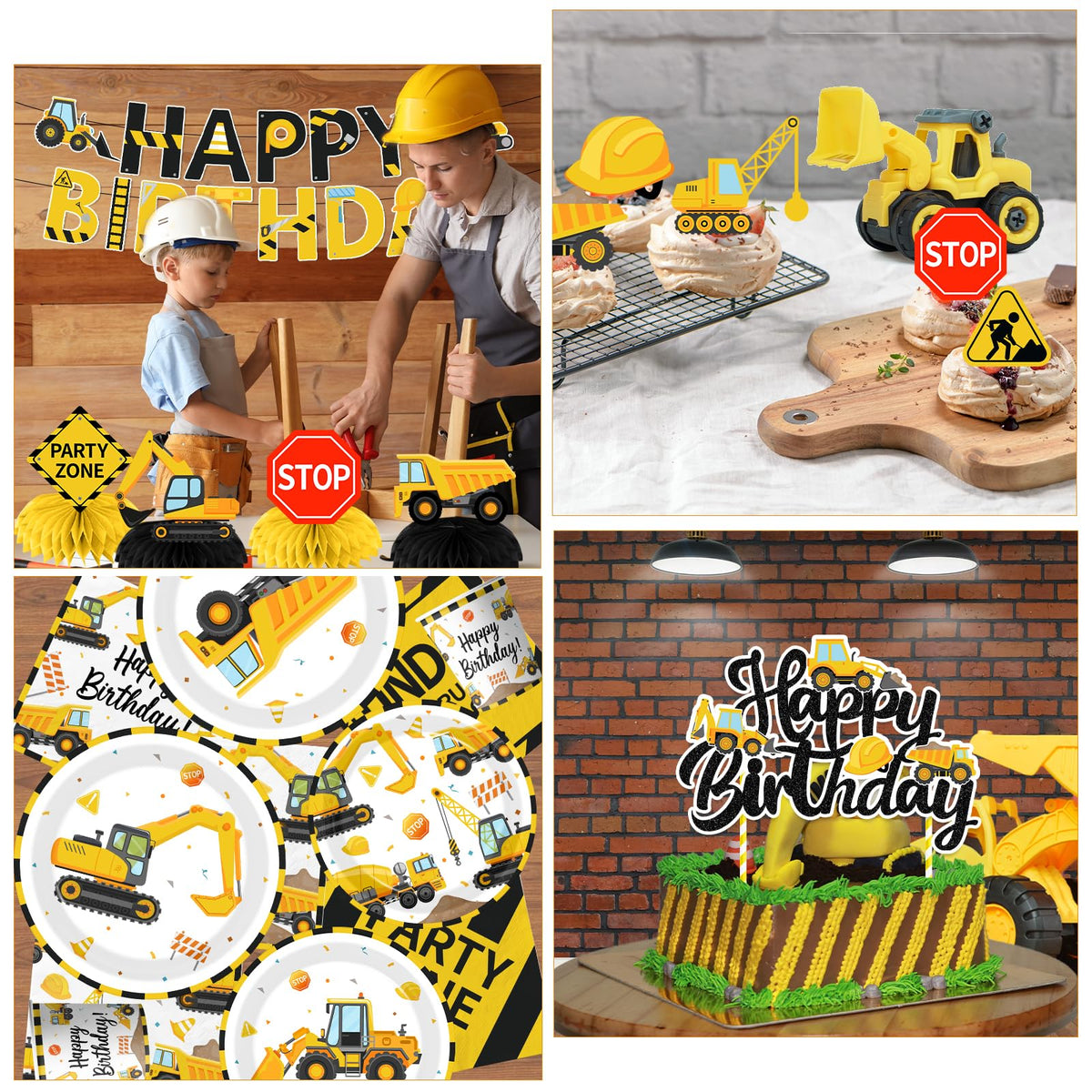 Construction Birthday Party Supplies All in 1 Construction - Juweked Official Imagery - 7