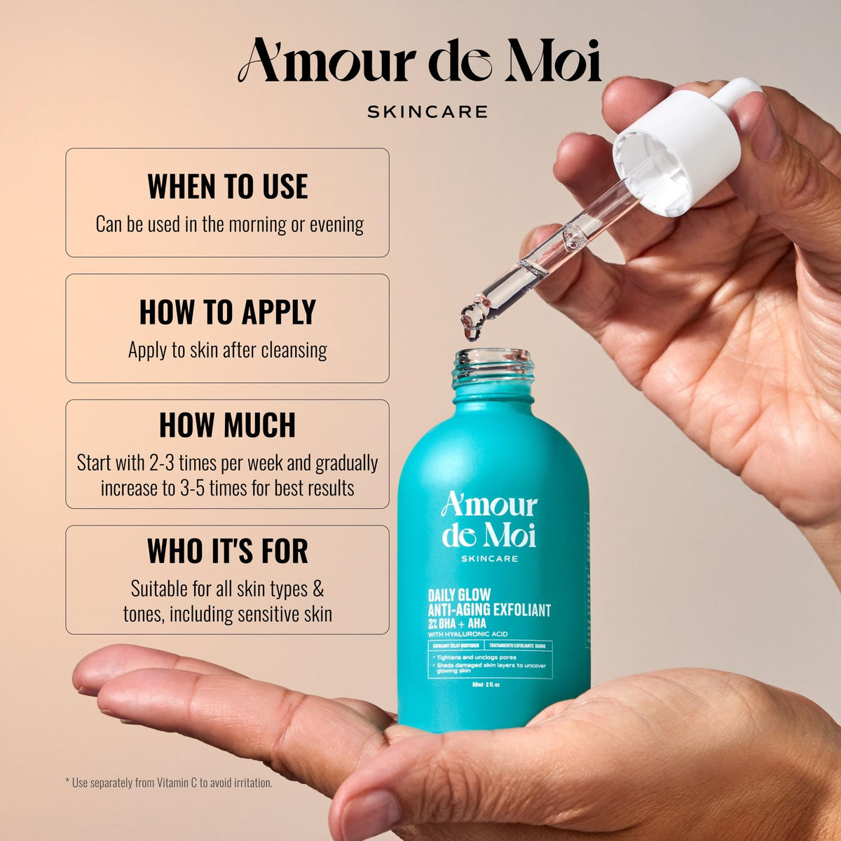 BHA AHA Liquid Exfoliant - Amour De Moi Official Imagery - 5