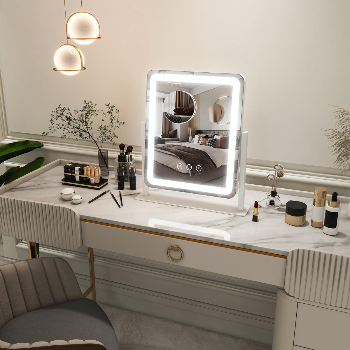 FENNIO Vanity Mirror with Lights - FENNIO Official Imagery - 3