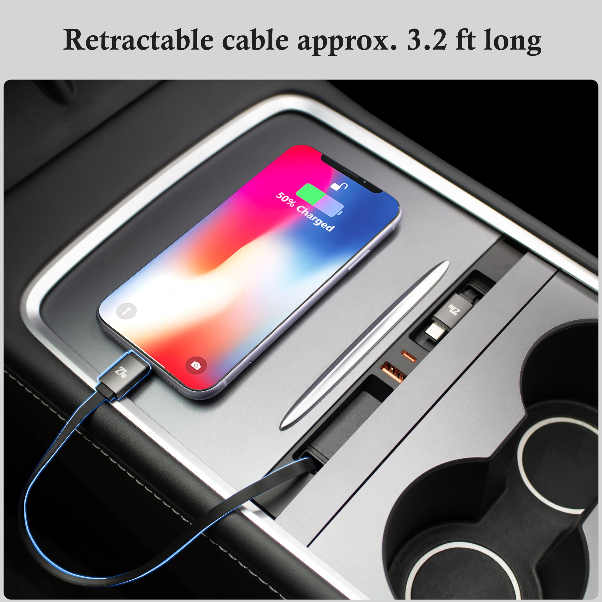 Leikaendi USB Hub Charger for Tesla Model Y 2021 - 24 & Model 3 2021 23 with - Leikaendi Official Product View 6
