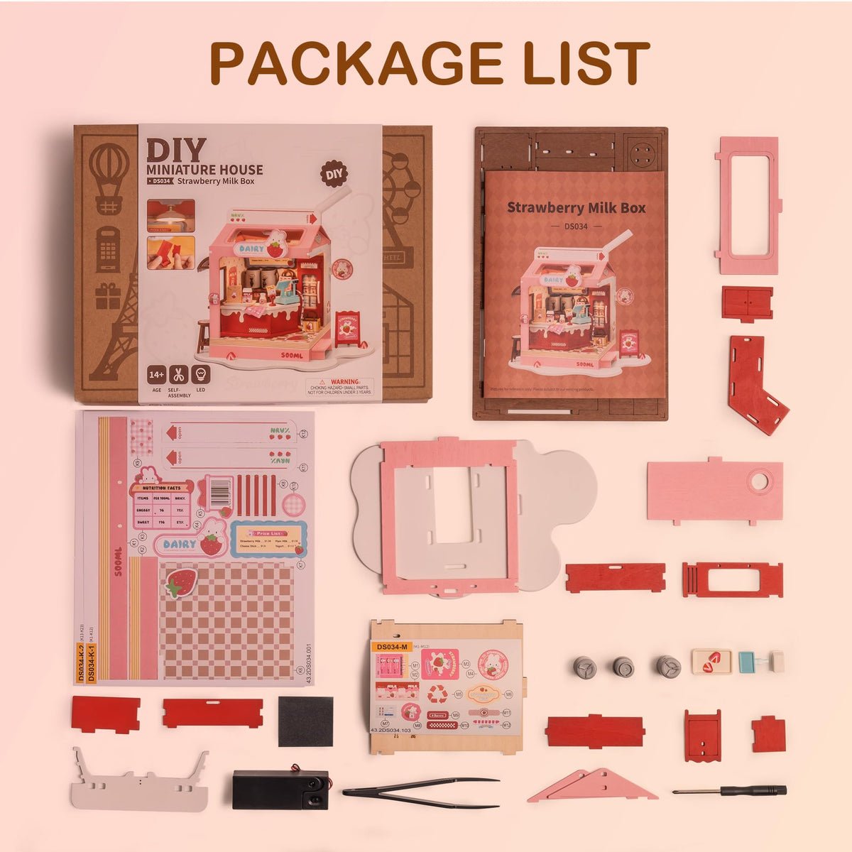 DIY Mini House Building Miniature Kit Milkbox Mini Lifestyle - Wowood Official Imagery - 7
