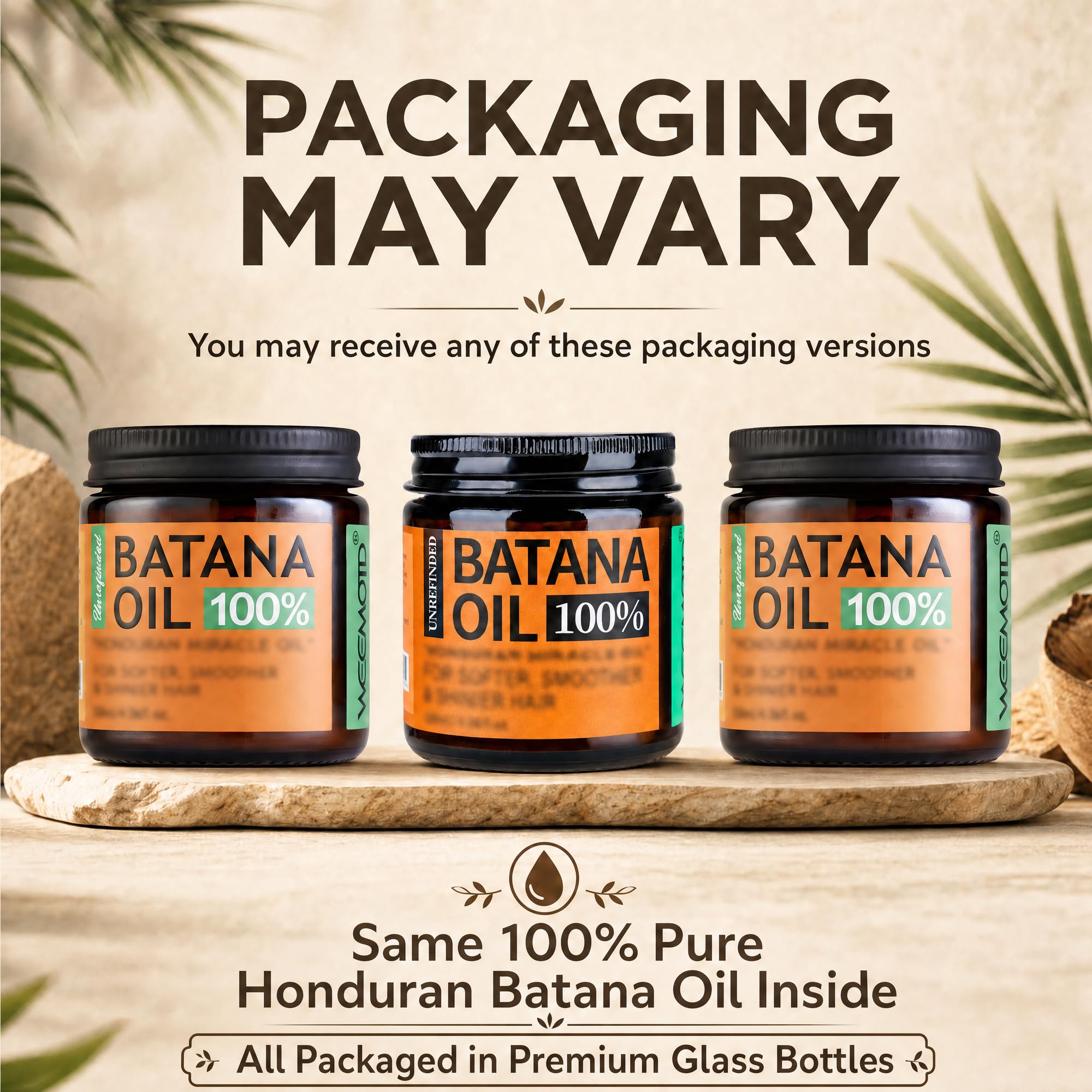 WEEMOTD 100% Raw Batana Oil for Hair from Honduras, 4.06 Fl Oz, Bright Coffee - WEEMOTD Official Product View 6