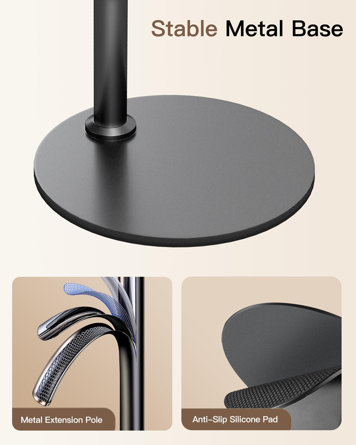 NiceVeedi 10 2 Magnetic Desk Ring Light with Stand 5000mAh - NiceVeedi Official Imagery - 7