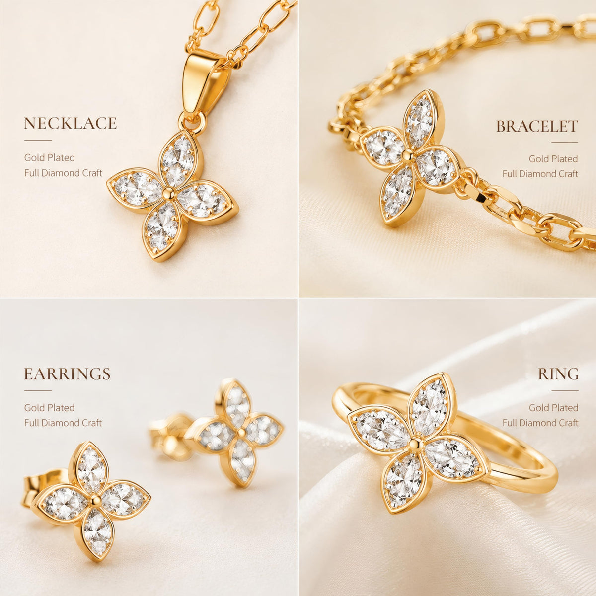 Gifts for Women 4Pcs Women s Jewelry Gift Set Birthday Gifts - VTVKT Official Imagery - 4