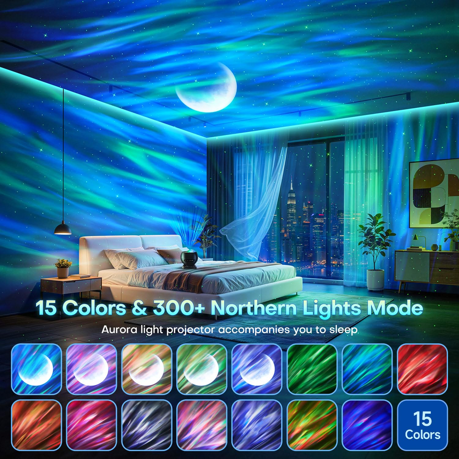 Staryou LED Light Gifts Home Decor Light Projector with 375 Effec by Staryou - Angle View 5