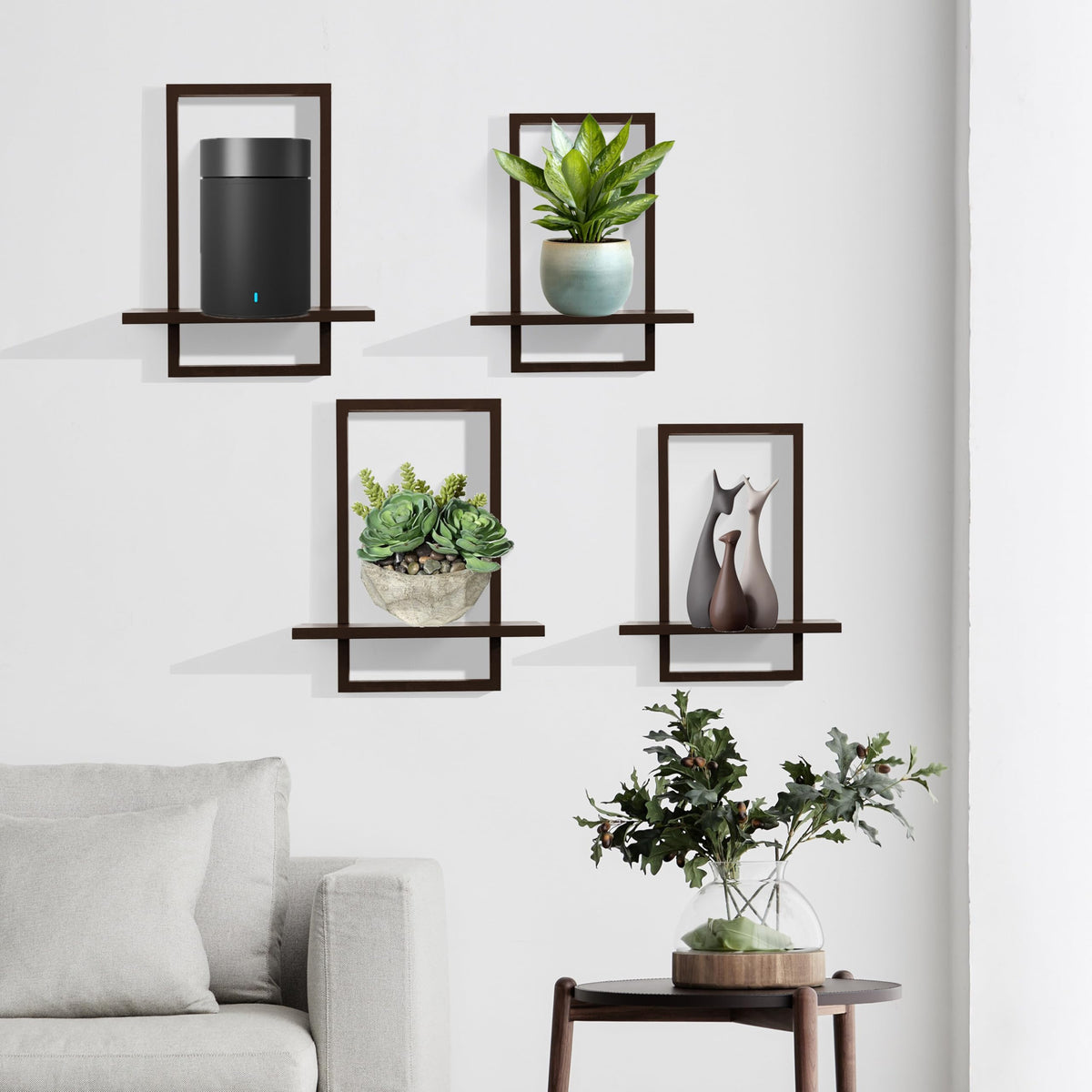 Floating Shelves for Wall Decorative Wall Shelves Plants - PHOENANCEE Official Imagery - 6
