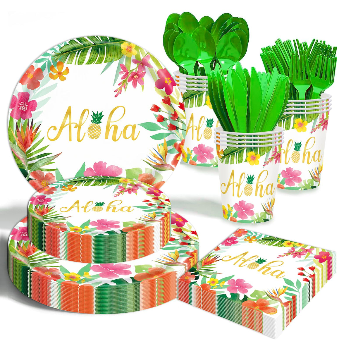 Hawaiian Luau Party Decorations Supplies - OUNIY Official Imagery - 1