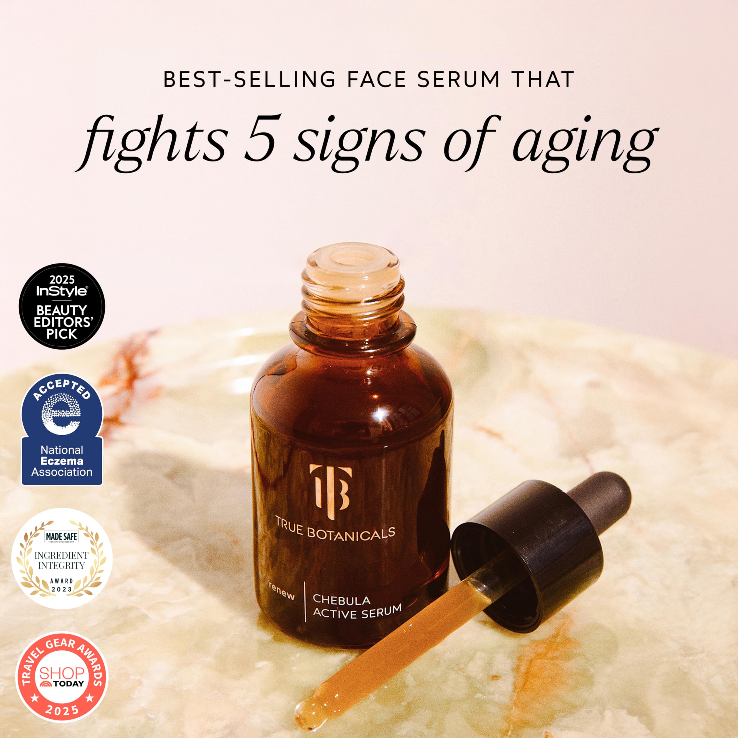True Botanicals Chebula Active Serum - Anti Aging Face Serum Reduces Appearan - True Botanicals Official Product View 3
