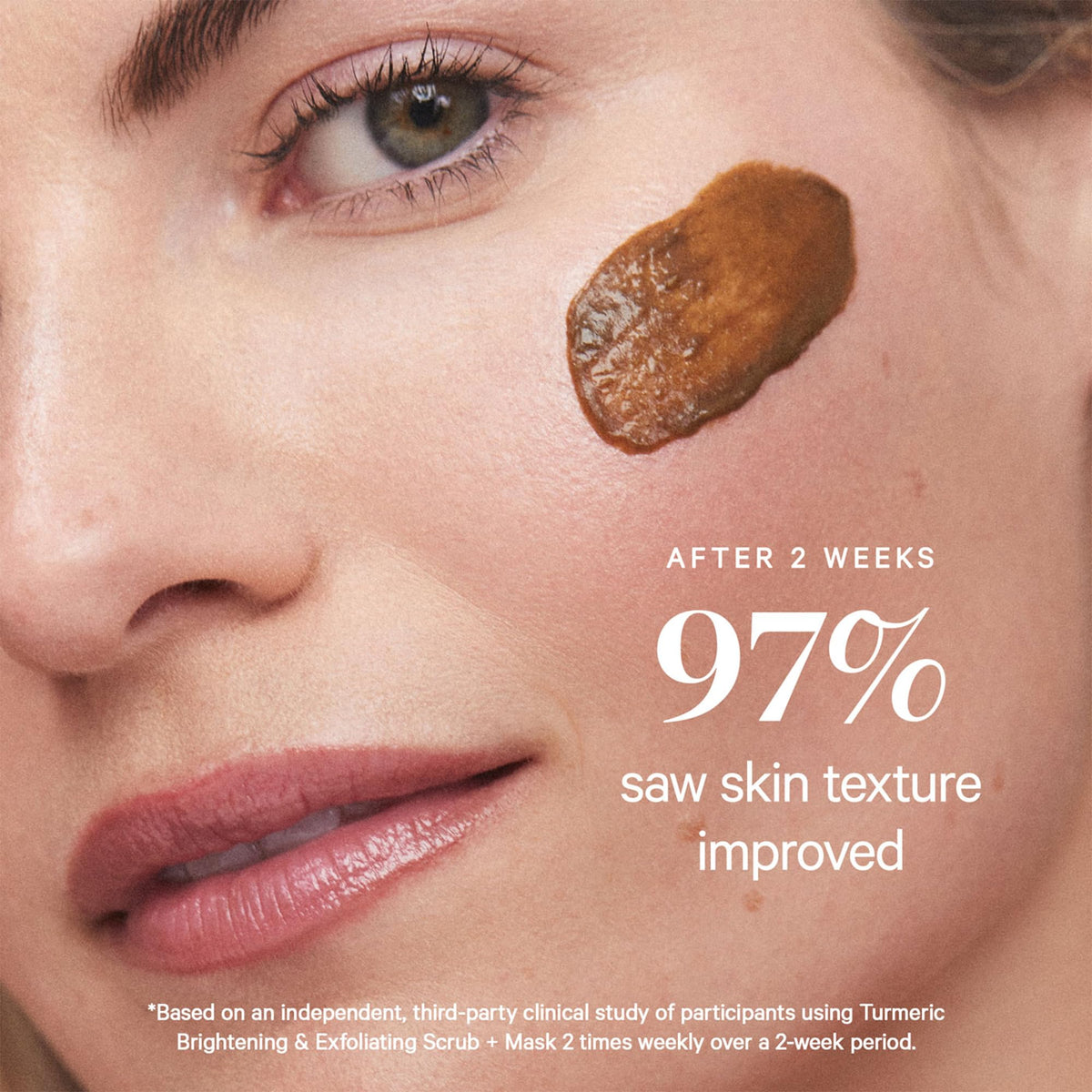 KORA Organics Turmeric Brightening Exfoliating Face Scrub - KORA Organics Official Imagery - 4