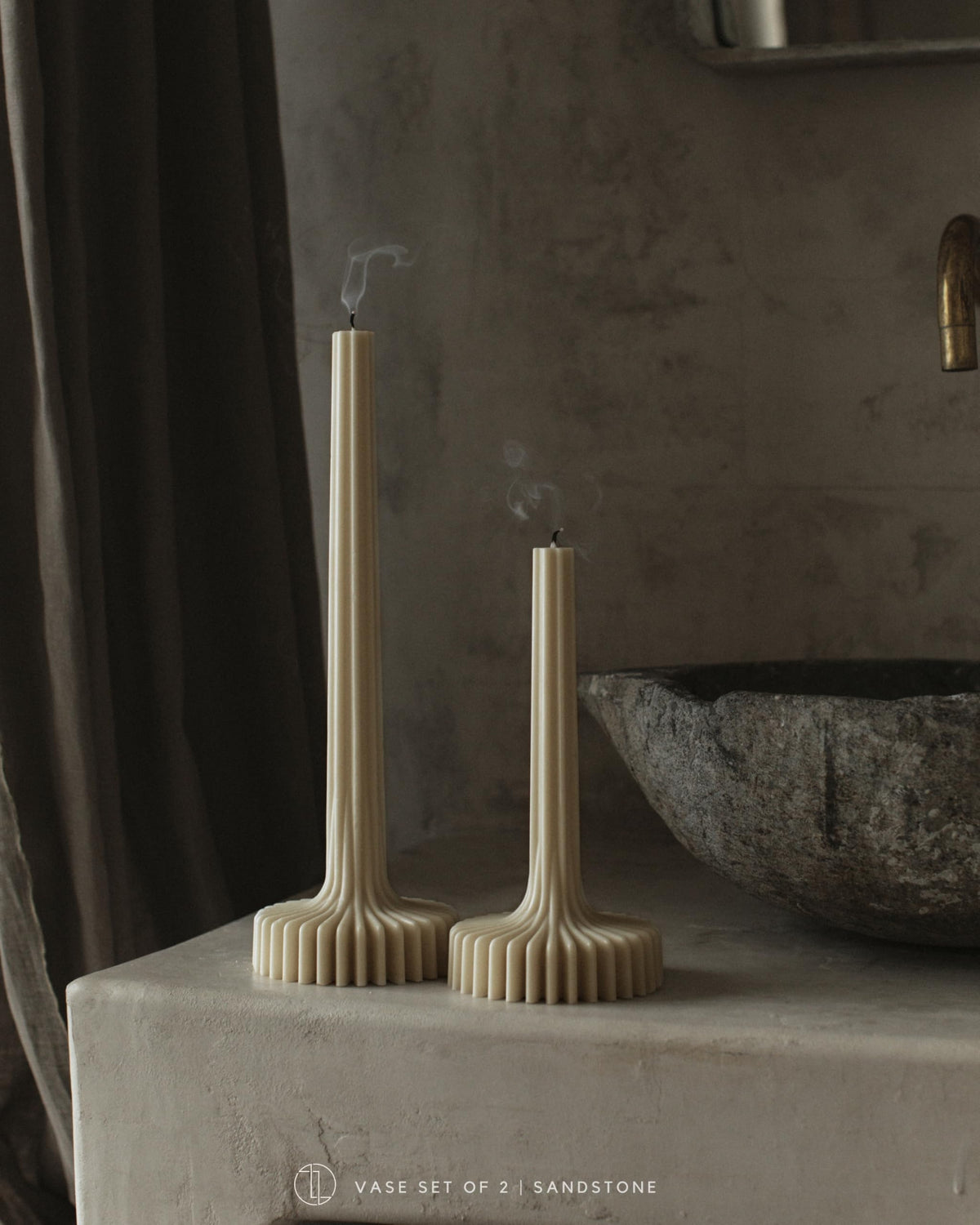 LAWA Set of 2 Vase Candle - LAWA Candles Official Imagery - 5