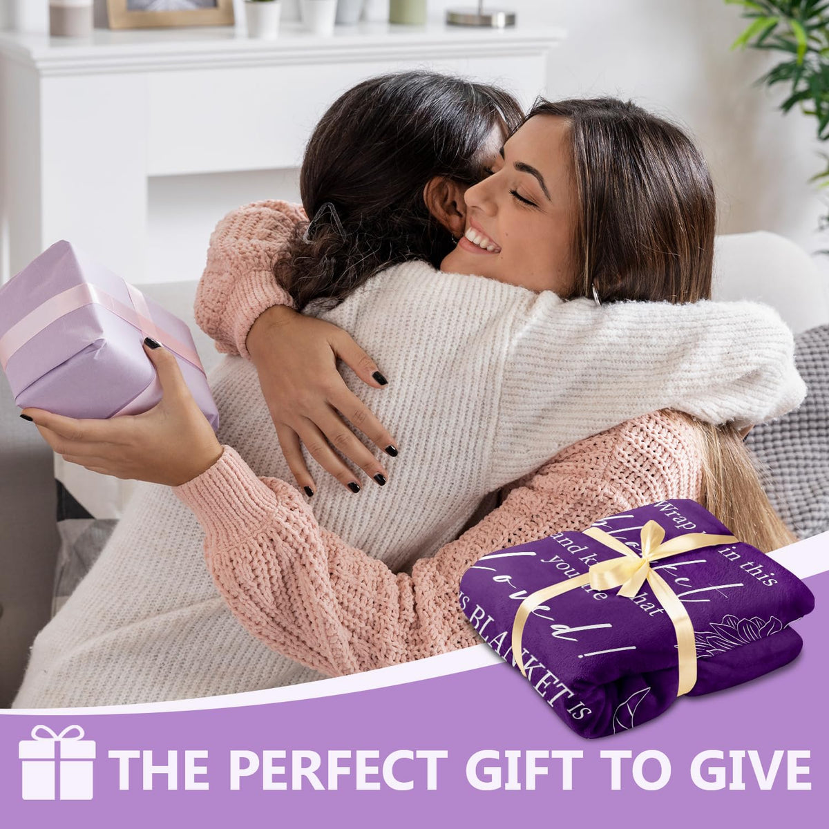 Get Well Gifts for Women After Surgery Hug Comfort Blanket - Rakoviol Official Imagery - 5