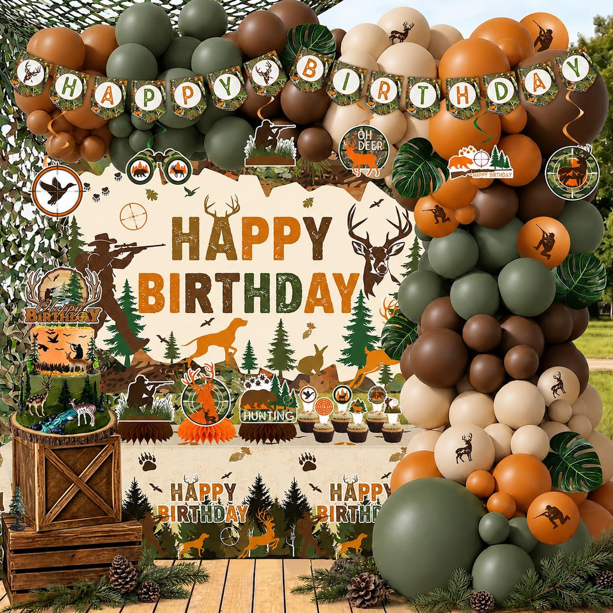 Hunting Birthday Party Decorations Oh Deer Hunting Birthday - CelebSpark Official Imagery - 1