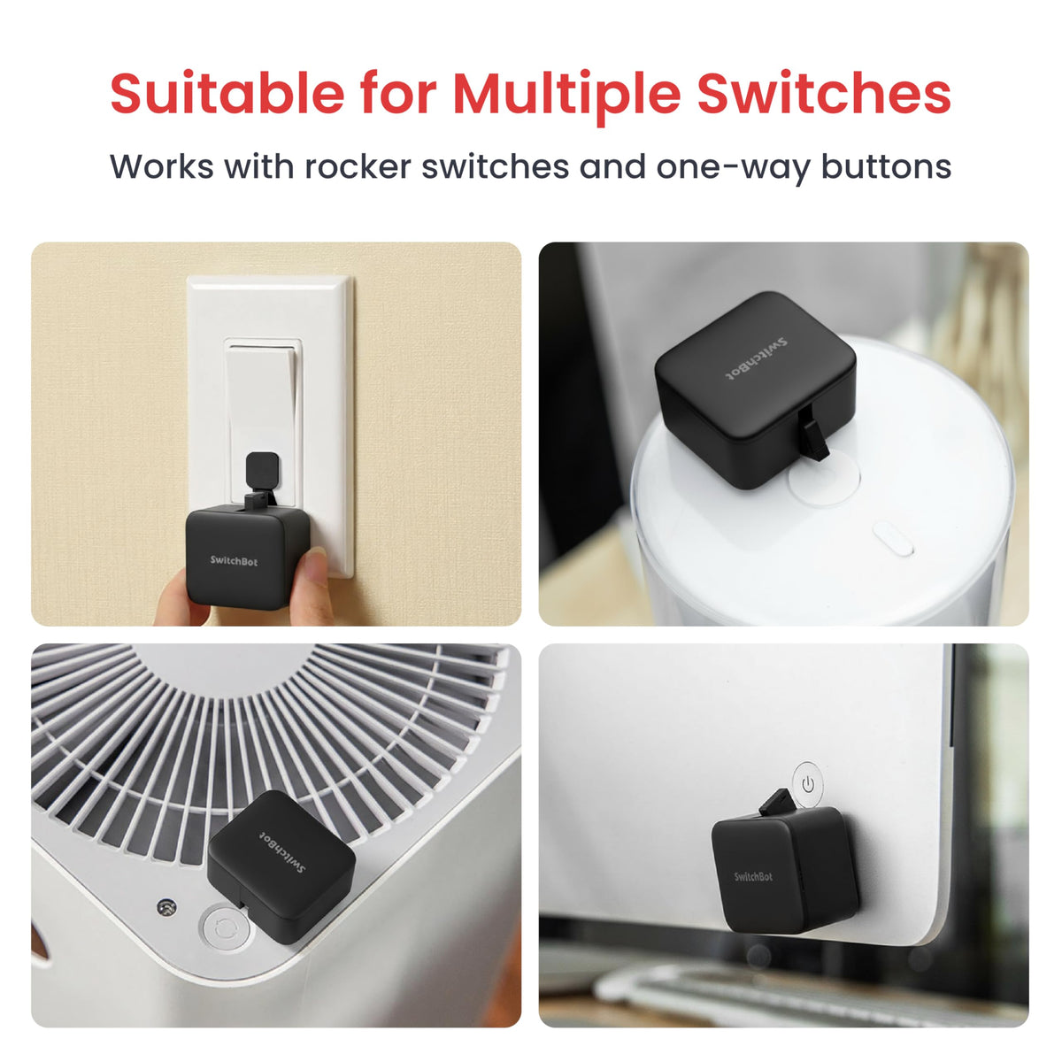 SwitchBot Bot Black Hub Mini Kit Automate IR Devices - SwitchBot Official Imagery - 5