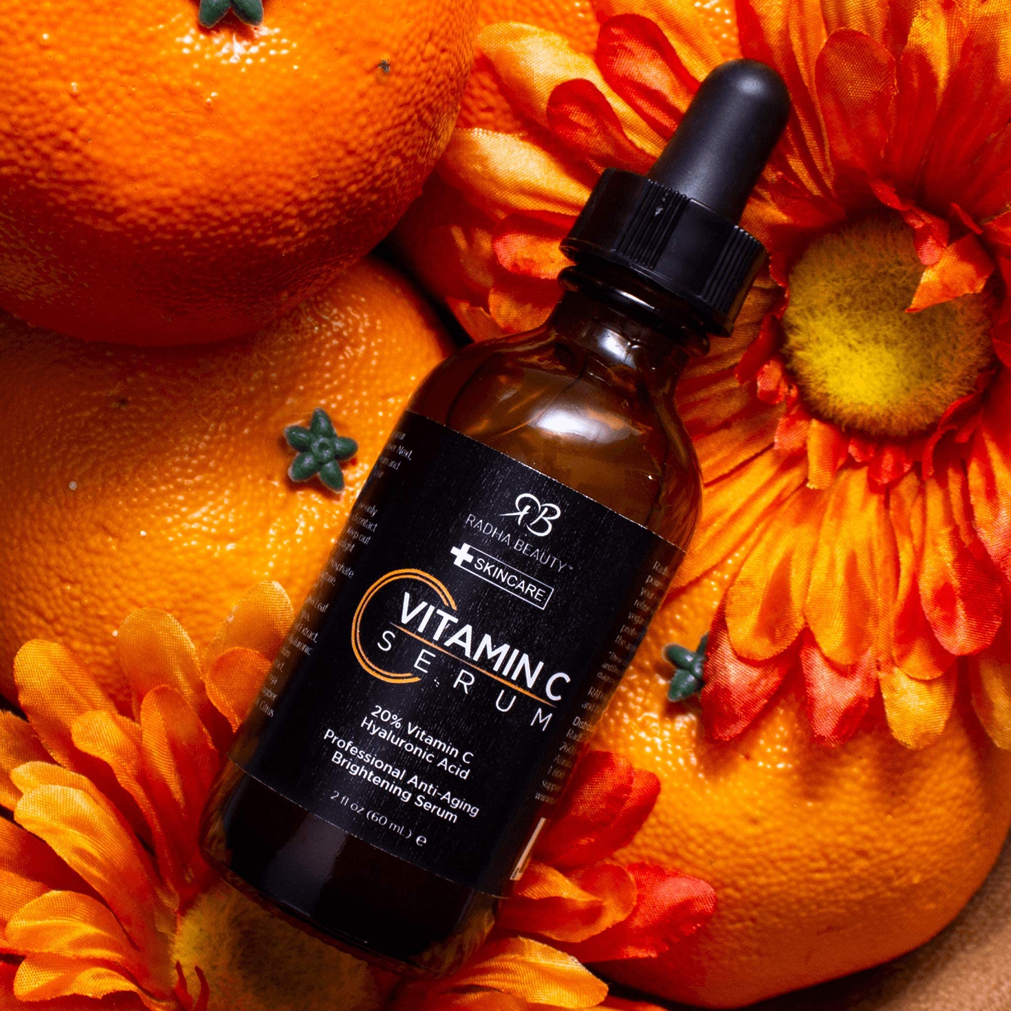 Radha Beauty Natural Vitamin C Serum , Vitamin C, Vitamin E, Hyaluronic Acid - Radha Beauty Official Product View 5