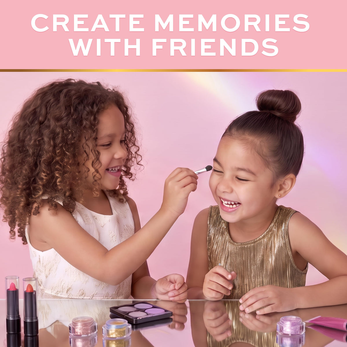 FAO Schwarz Ultimate Makeup Kit 25 Piece Kids Cosmetic Set - FAO Schwarz Official Imagery - 6
