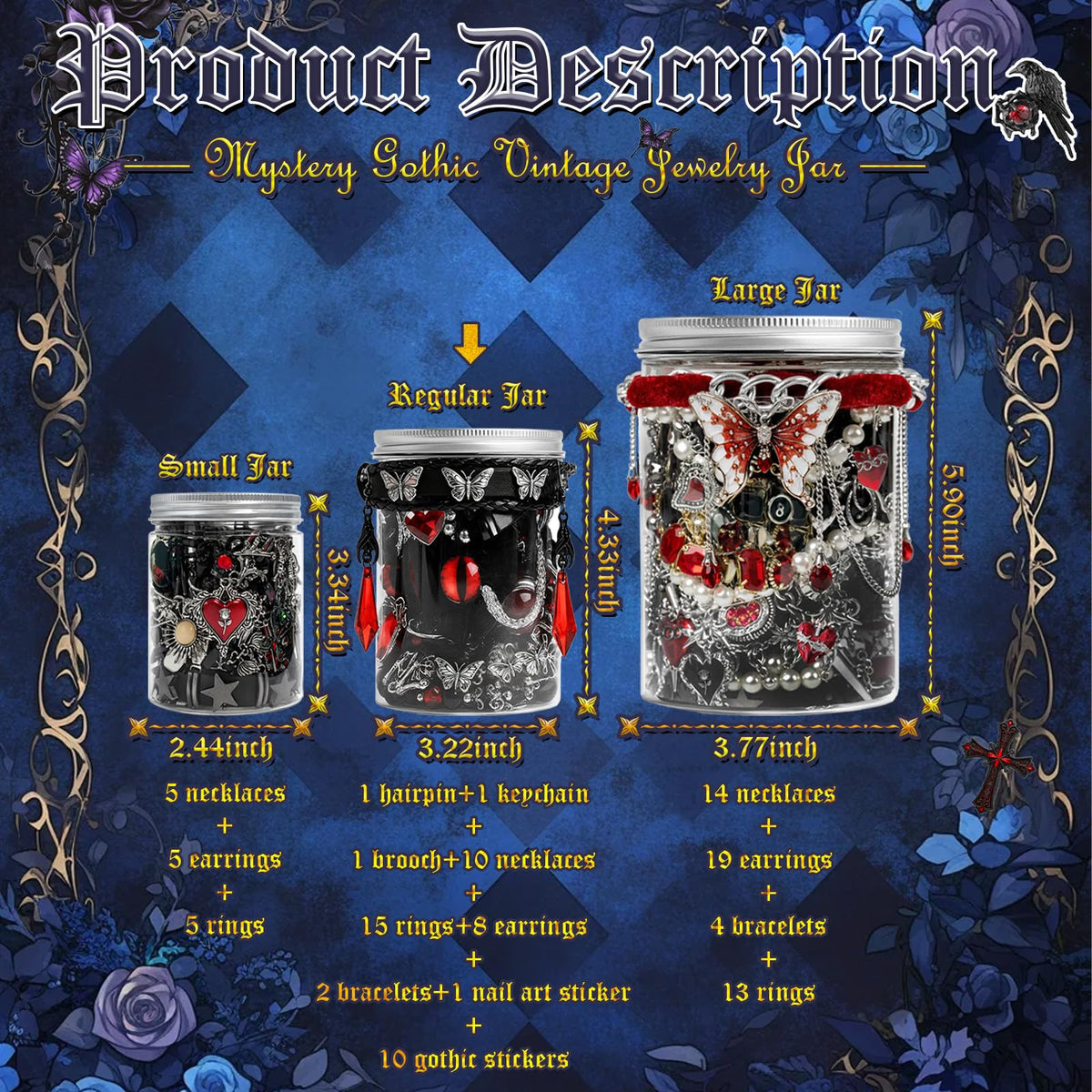 SMUOBT Mystery Jewelry Jar Box Set Surprise Jewelry Gift for - SMUOBT Official Imagery - 3