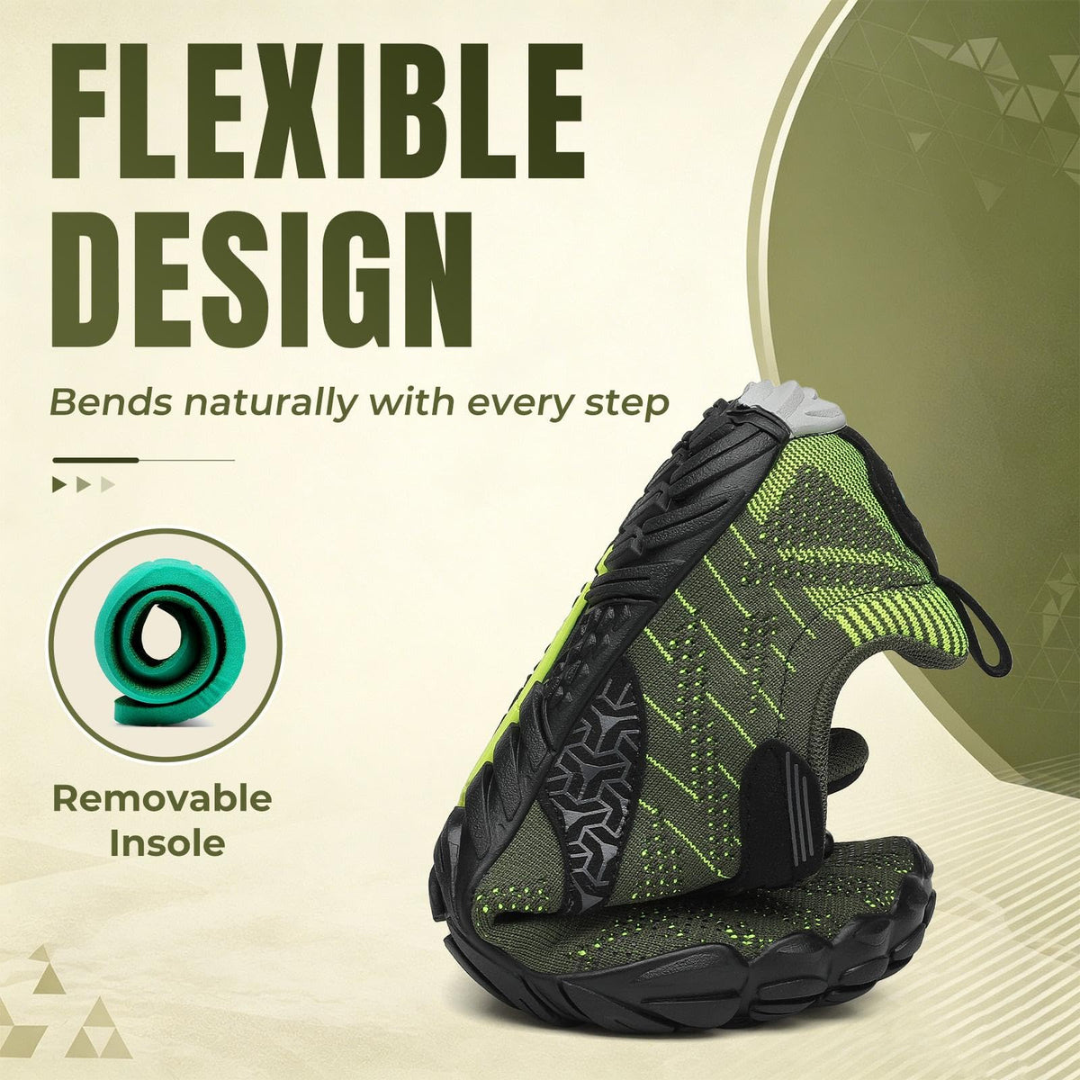 SAGUARO Mens Barefoot Shoes Wide Toe Box Minimalist Zero - SAGUARO Official Imagery - 7
