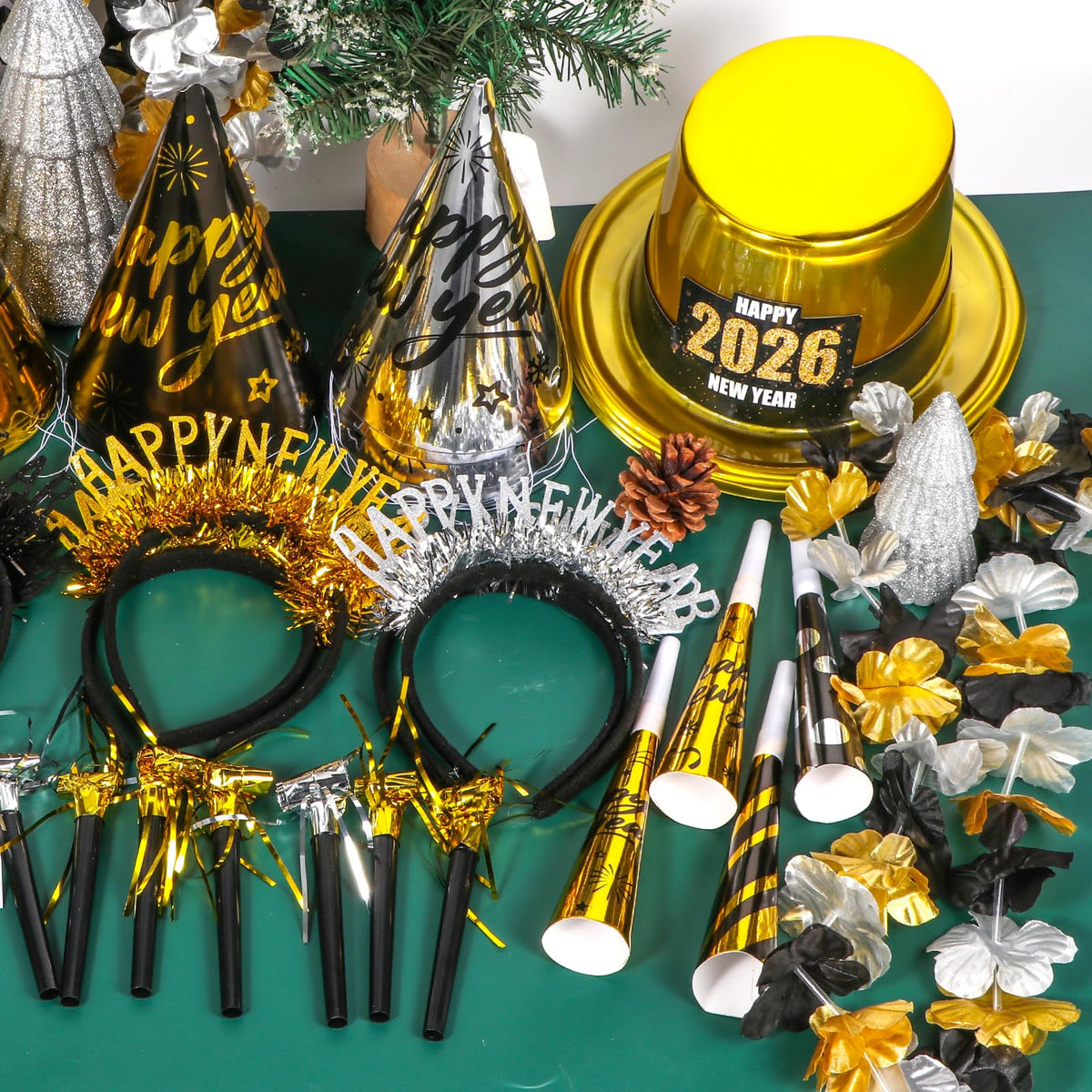 Atonofun 2026 New Years Eve Party Supplies for 20 Guests 48 - Atonofun Official Imagery - 5